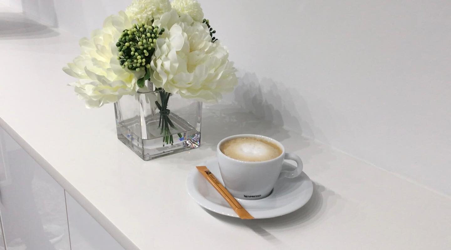 A delicious cappuccino for an XO Nails client