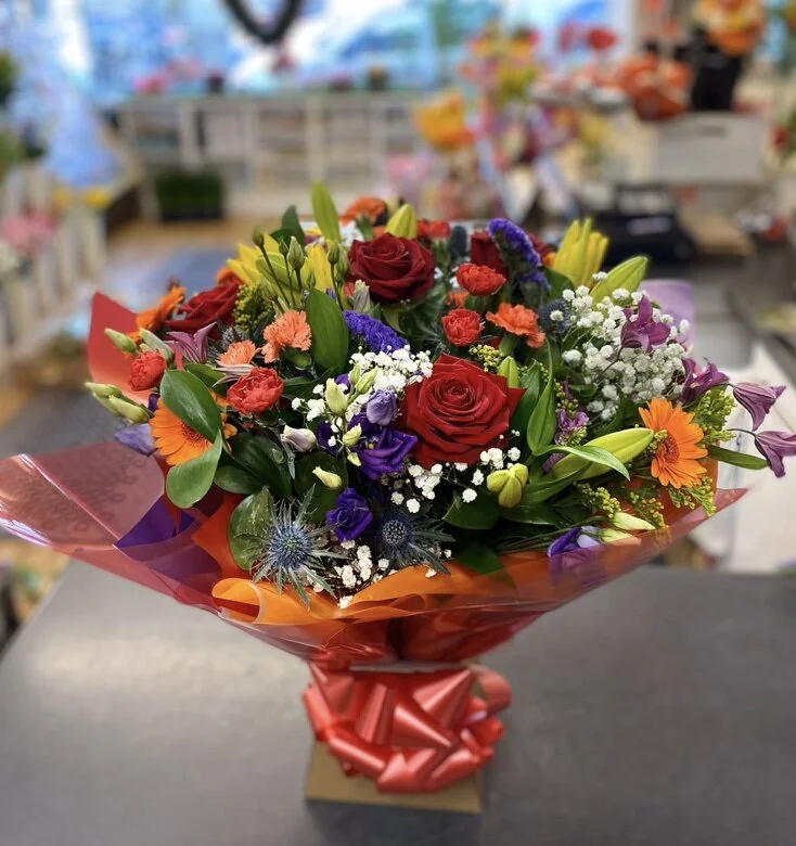 Mixed fresh flower aqua box.jpg
