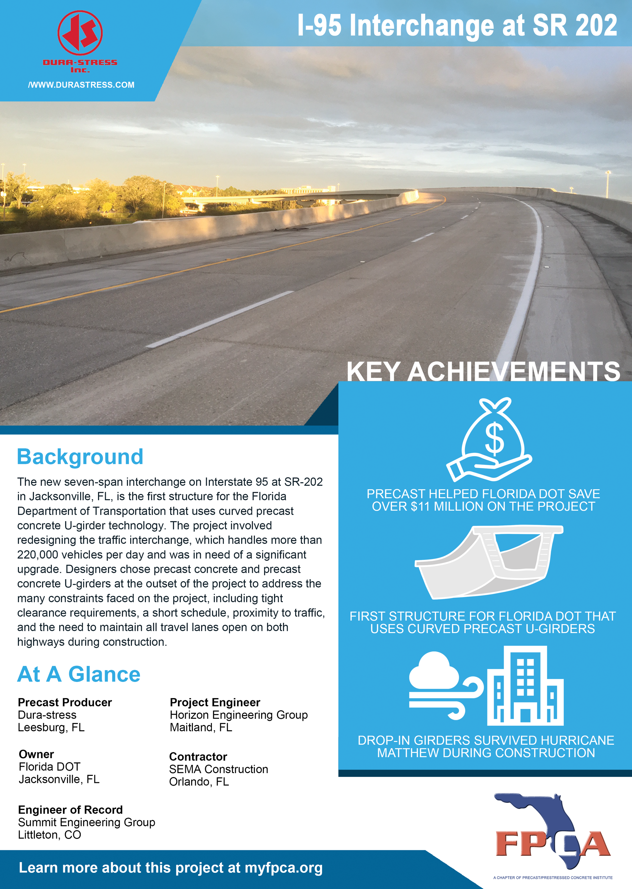 I-95 Interchange at SR 202 — Florida Prestressed Concrete Association