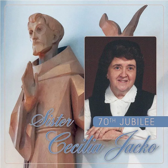 We honor our four 2019 Jubilarians this summer, celebrating their collective 250 years in religious life. Today, meet Sister Cecilia Jacko.

A native of McKees Rocks, Pa., Sister Cecilia has been in service to the Lord since 1949, when she took on he