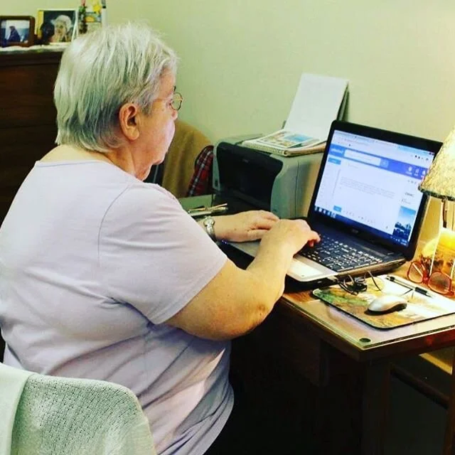 When it comes to kindness, a little bit can go a long way. Many of our Sisters &mdash; including Sister Lois Jean DiFalco shown here &mdash; are reaching out to friends, loved ones and parishioners daily to stay connected during the pandemic. Surely,
