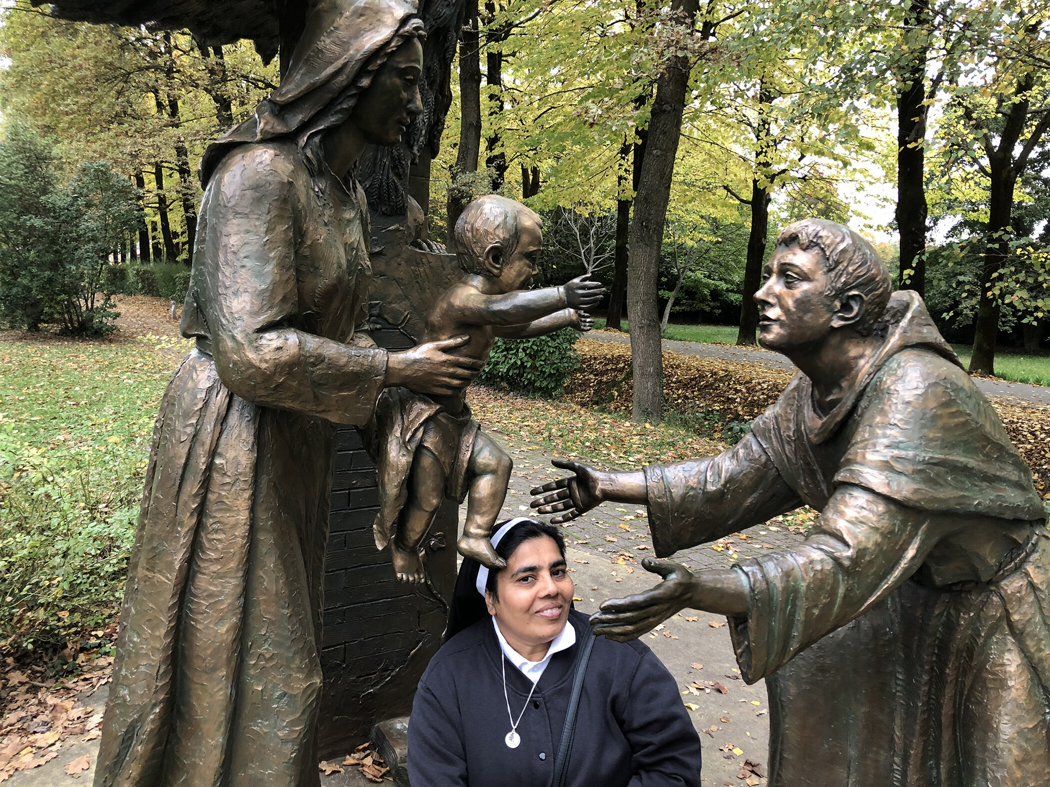  Sister Gracy Kundukulam on a trip to Rome in October 2019. 
