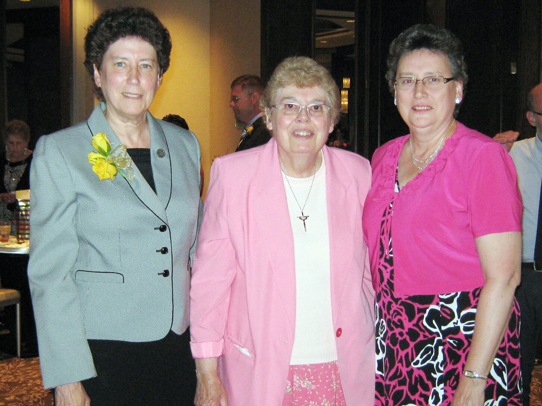  Sister Carol Ann Papp (left) with her fellow recipients of the Diocese of Pittsburgh Golden Apple Award in 2014. 