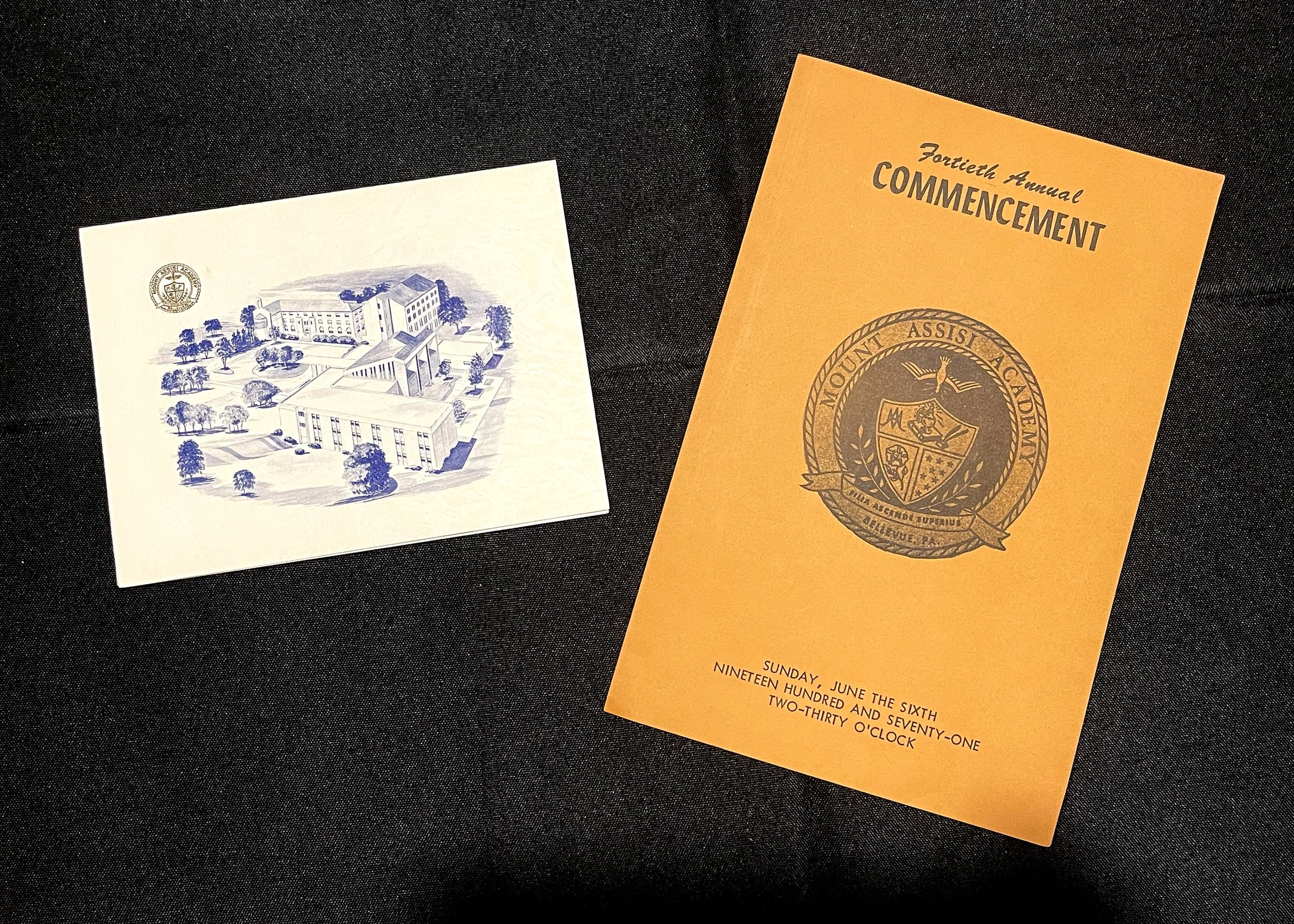 1971 Commencement Invitation & Program