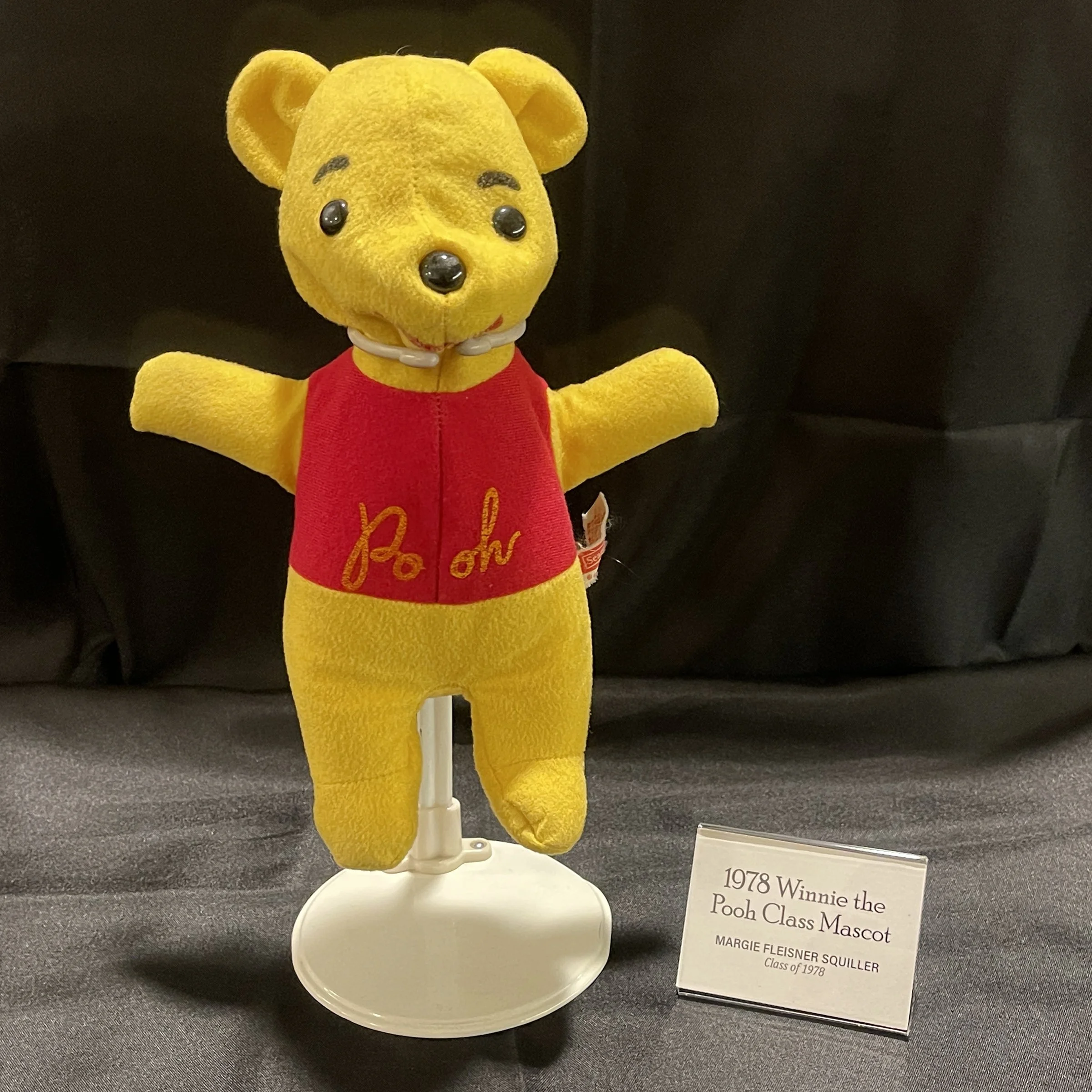 Class of 1978 Winnie the Pooh Mascot