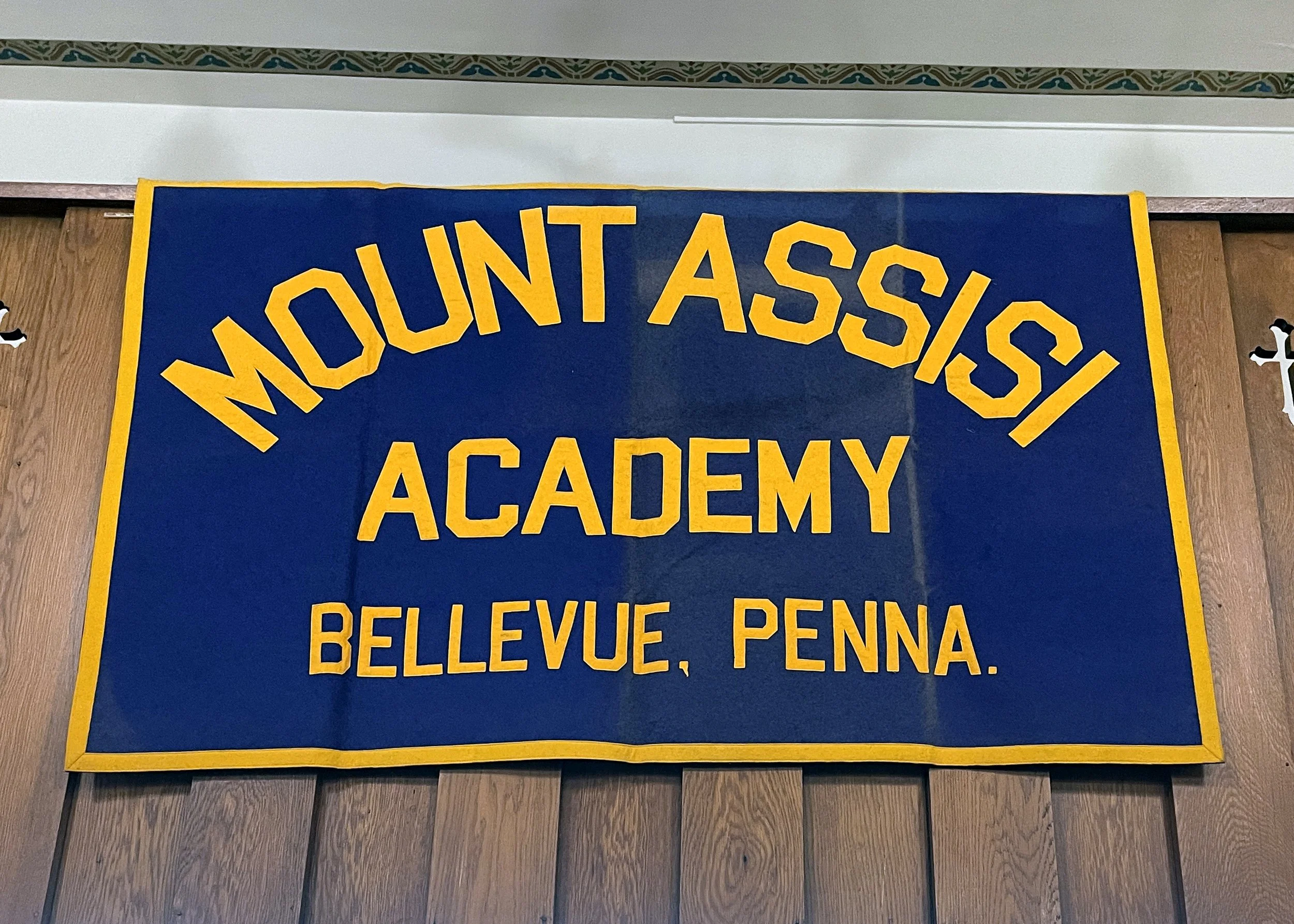 Mount Assisi Academy Parade Banner