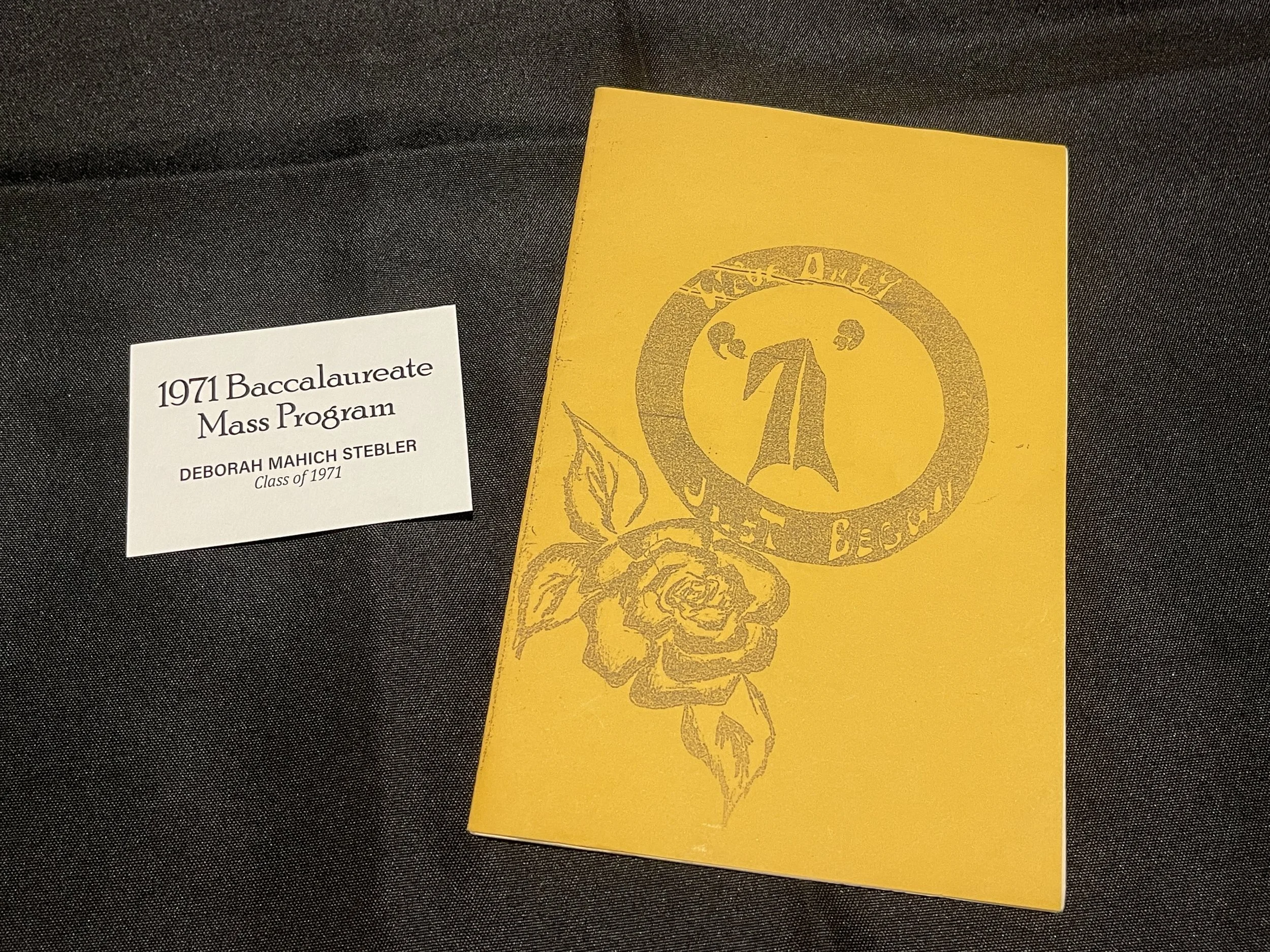 1971 Baccalaureate Mass Program