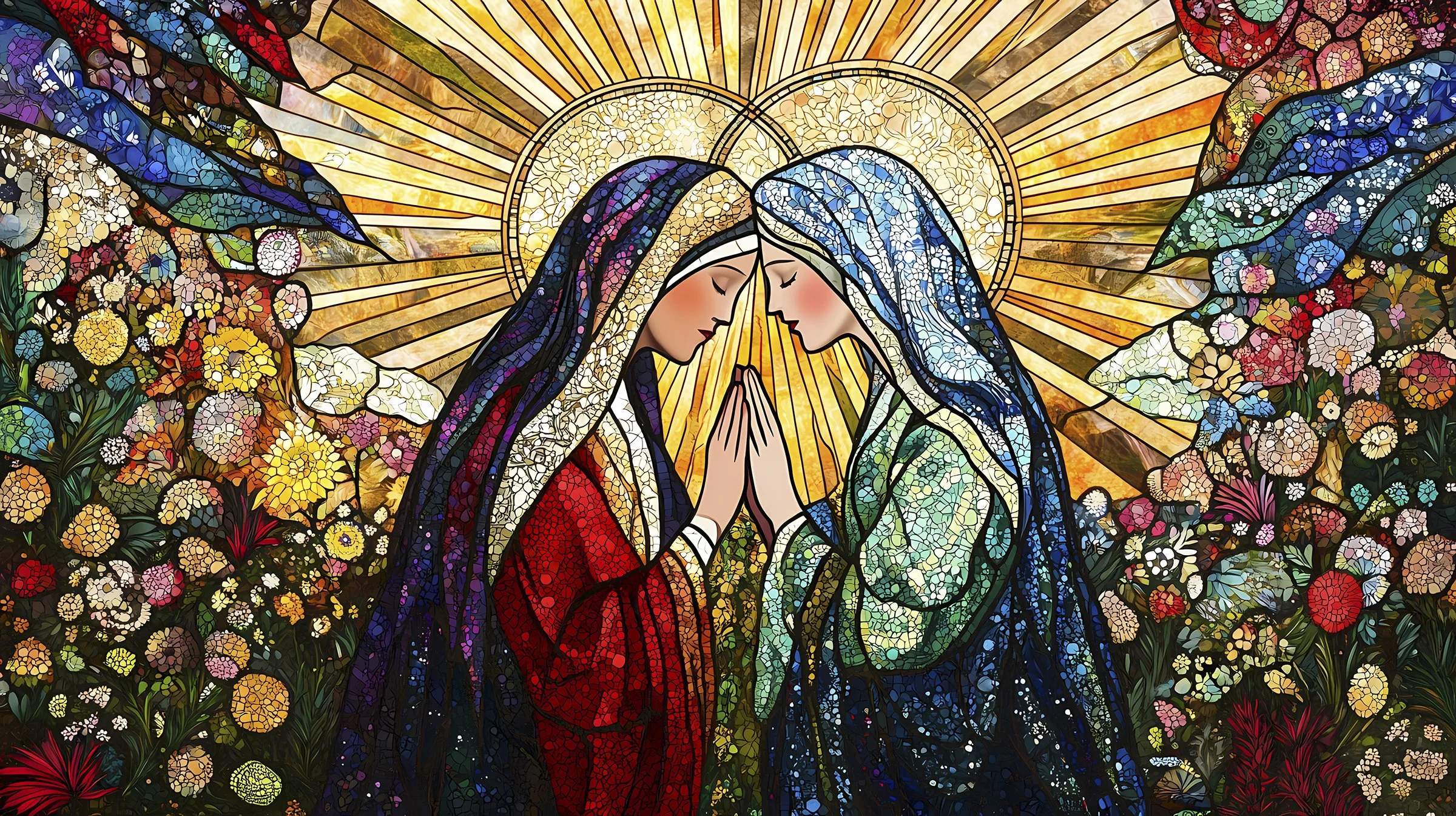 May Simply Prayer: Mary &amp; Elizabeth - A Divine Encounter