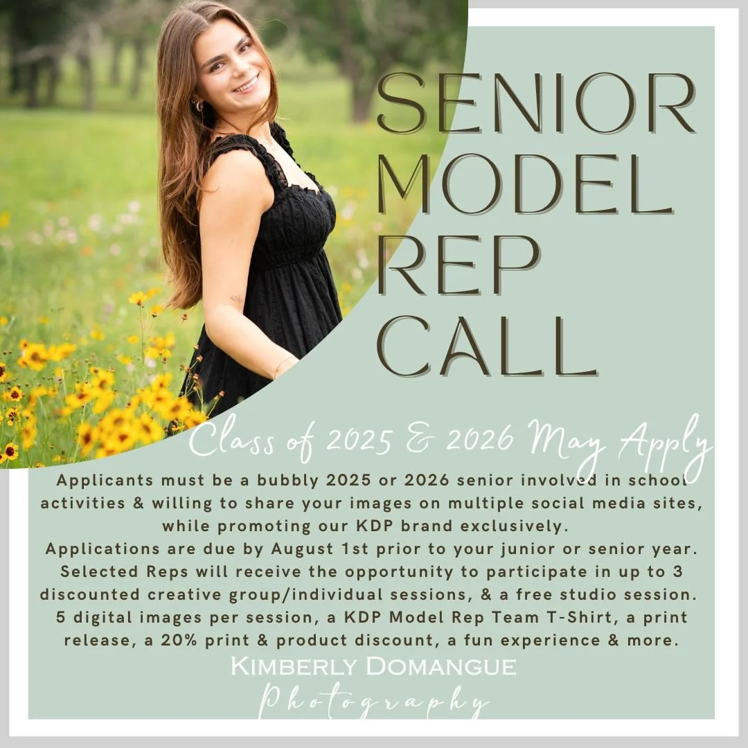 Model Rep Program — Kimberly Domangue Photography, LLC