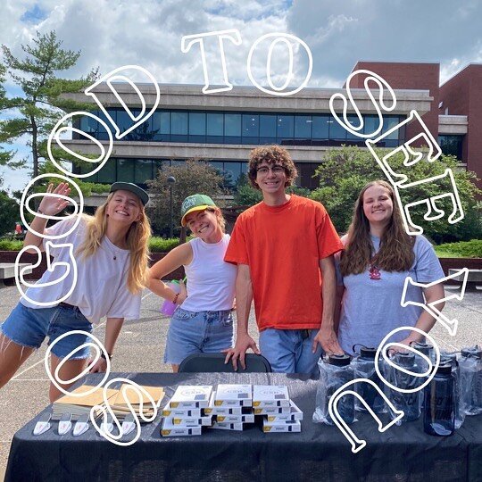 Being on campus with you all was so fun today!! We loved seeing all your faces! Catch us again this Thursday outside the MUC to learn more about our small groups and Bible reading plan for this semester!

ALSO stay tuned for info about our kick off t