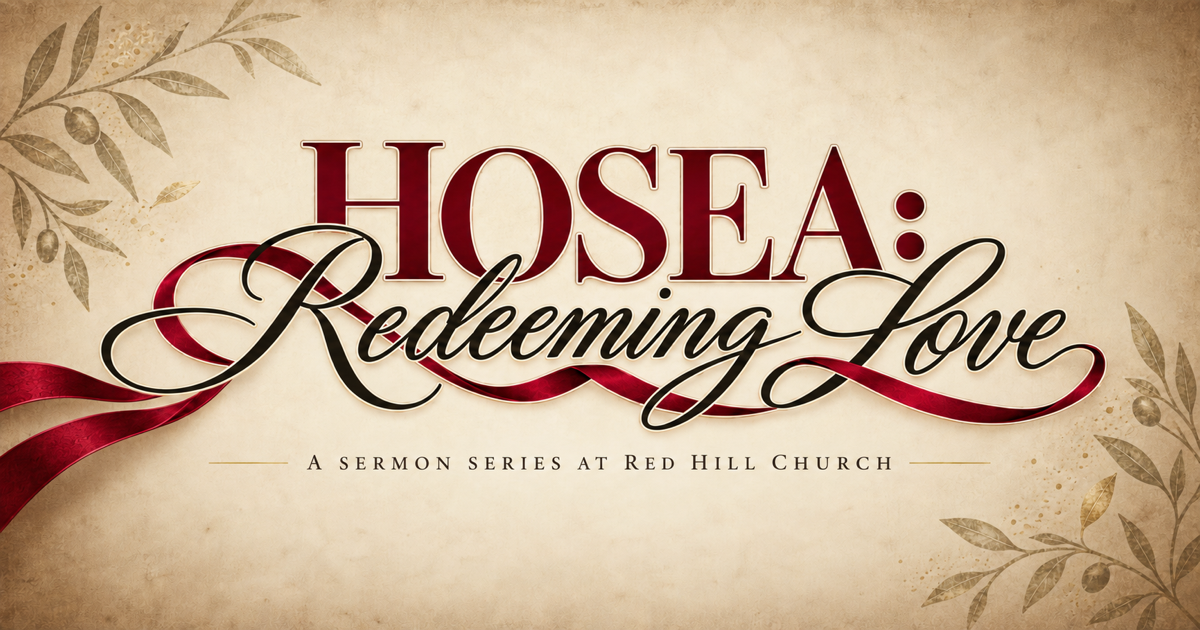Hosea: Redeeming Love - Hosea 1:1-5