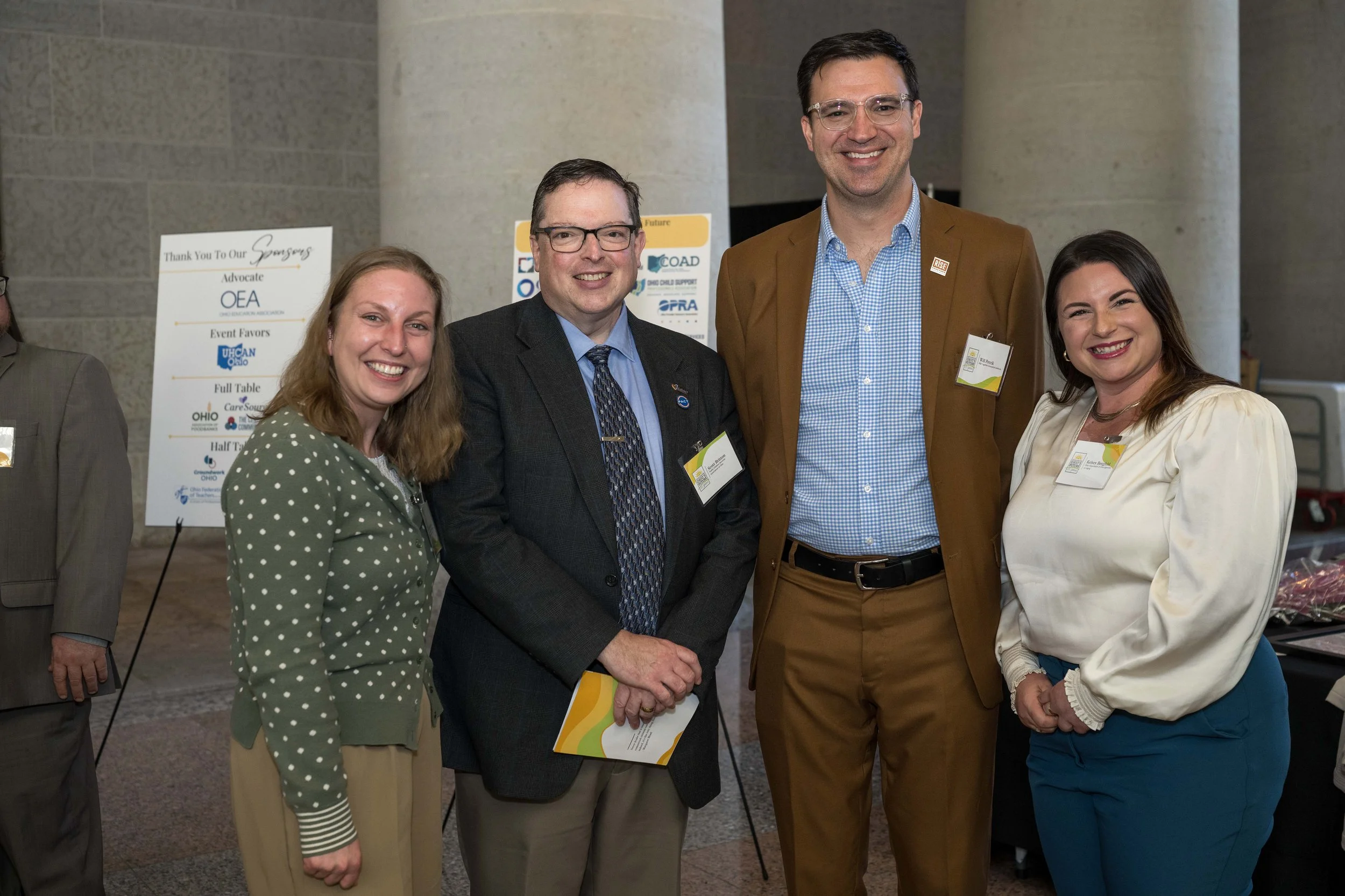  Former AOF staff members Rebecca Krelko, Scott Britton, Will Petrik, and Kelsey Bergfeld! 