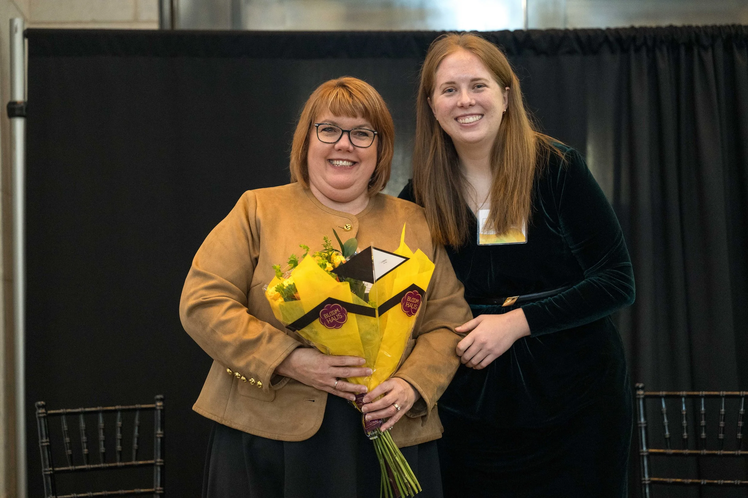  Teresa Lampl, CEO of the Ohio Council of Behavioral Health and Family Services Providers, is recognized for being the longest serving individual on AOF’s Steering Committee. 