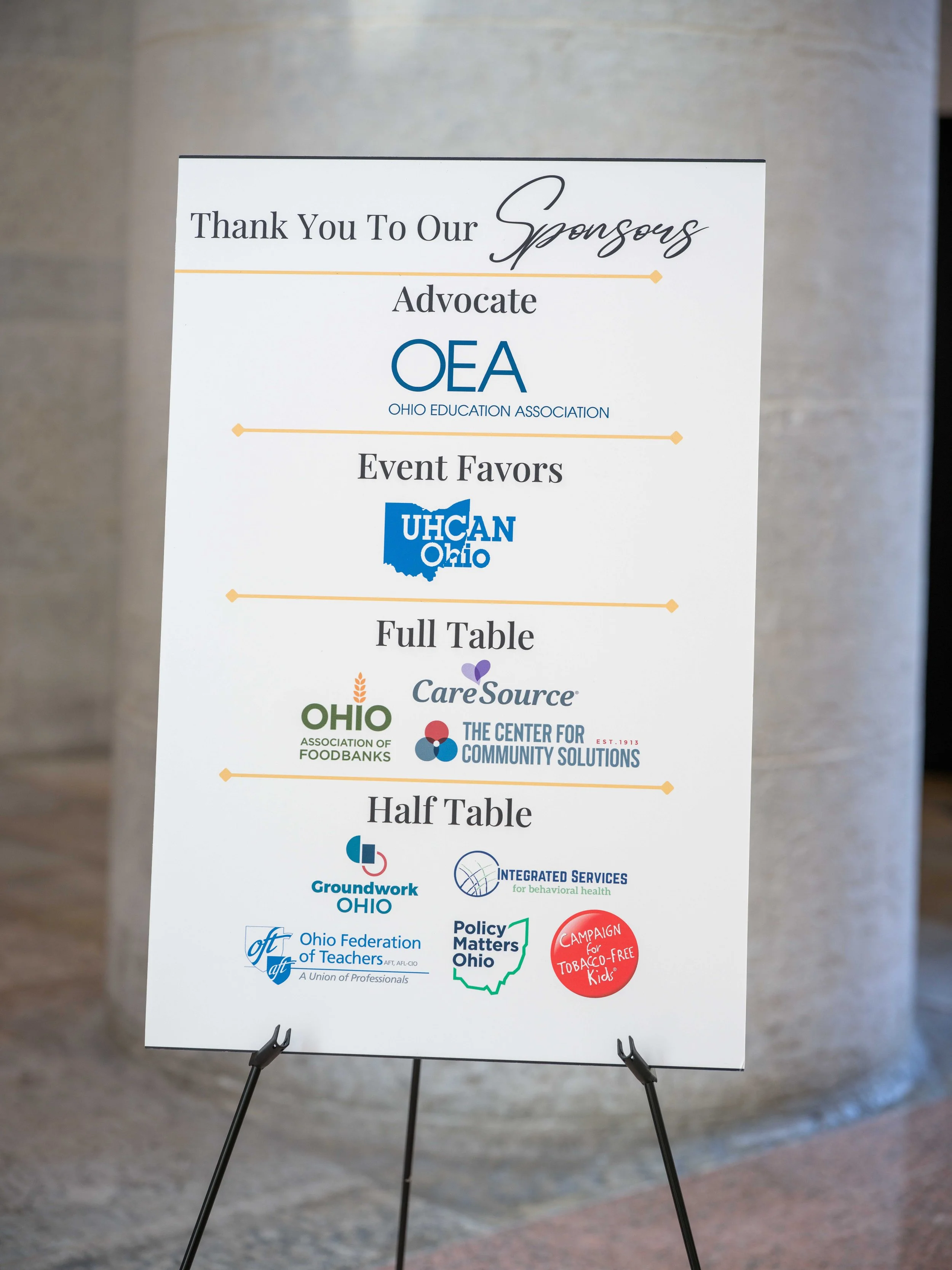  Thank you to our wonderful sponsors for supporting this celebration! 