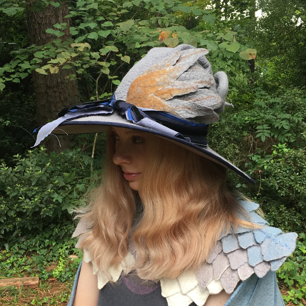 Ravenclaw Gray Witch Hat — Miss Fitt & Co. ~ Moss Fête display picture 3