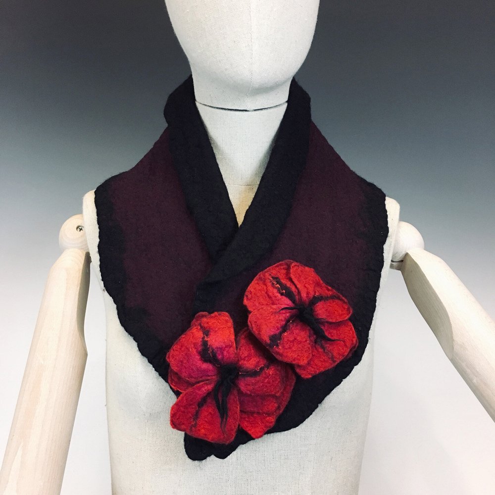 Ladies lily flower scarf — Miss Fitt & Co. ~ Moss Fête