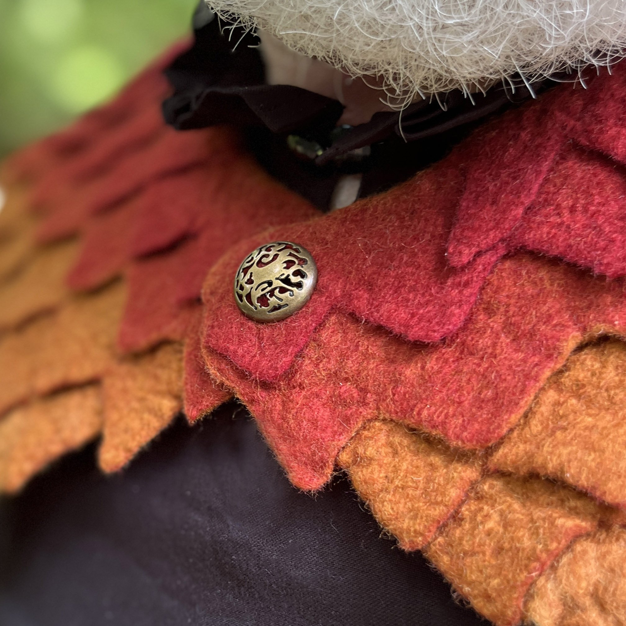 Collar Dragon Dk Red Sorrel Button Detail.jpg
