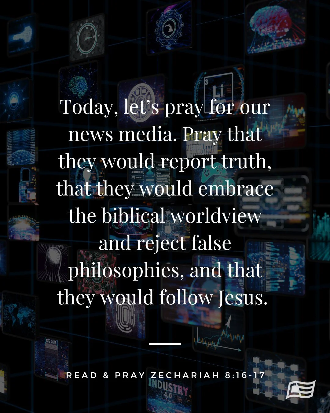 This week, we've been praying that the news media would embrace the biblical worldview and report truth. #WeeklyPrayer