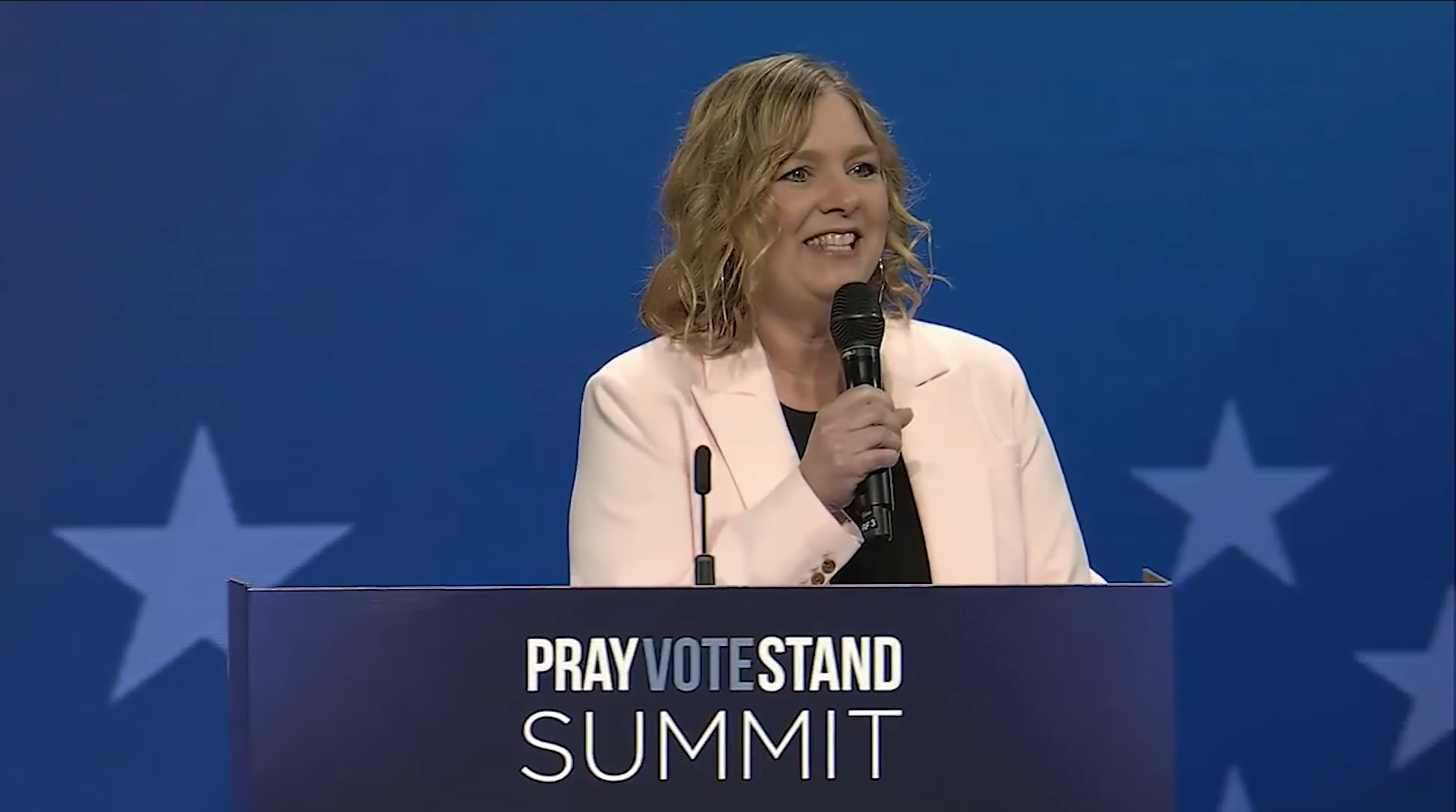 Bunni Pounds at FRC Pray Vote Stand Summit Discussing America Reads the Bible