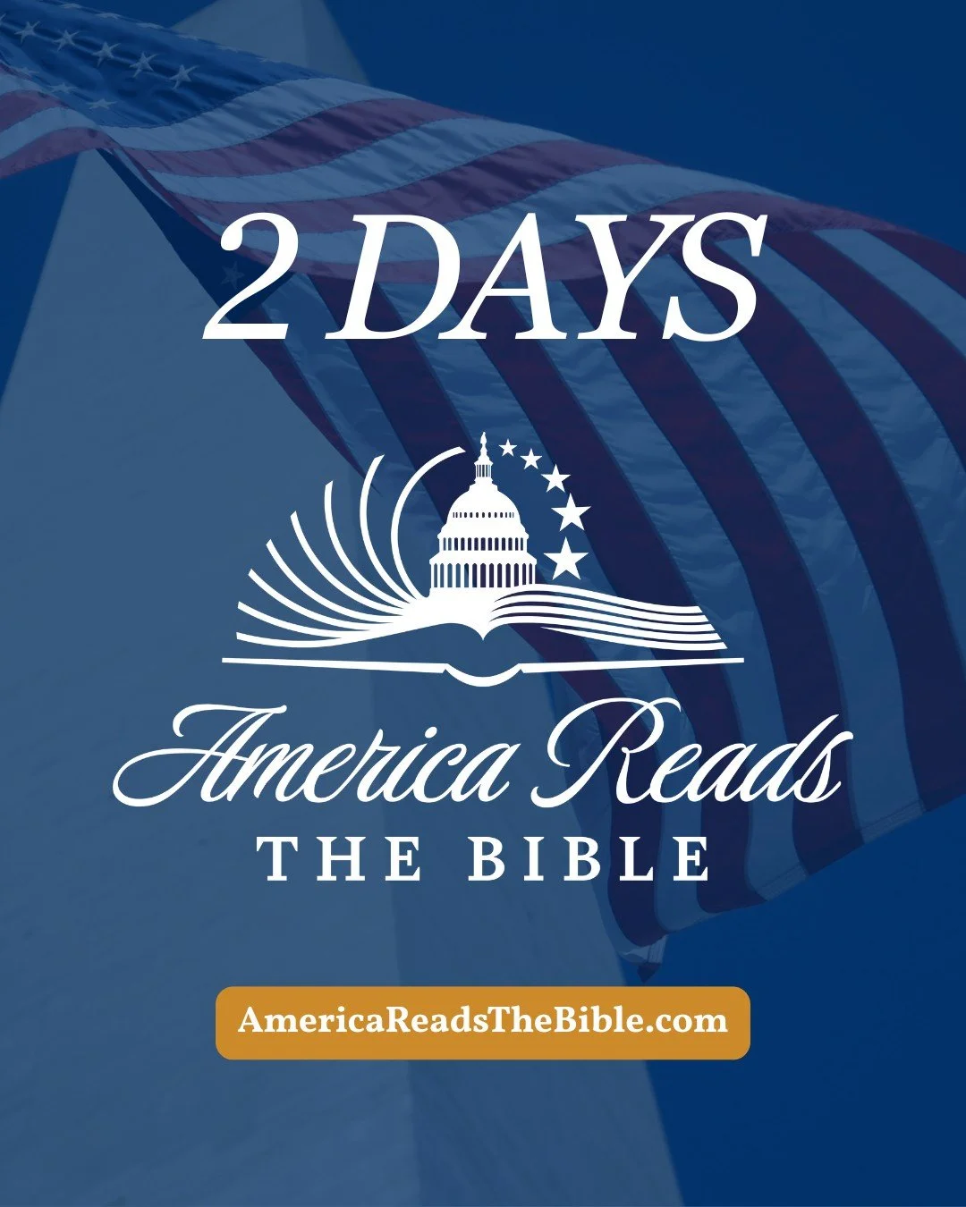 🇺🇸📖 America Reads the Bible begins THIS SATURDAY.

April 18&ndash;25, over 475 leaders will gather in Washington, D.C. to read the entire Bible aloud ahead of America&rsquo;s 250th anniversary.

This is a moment for our nation.
Join from wherever 