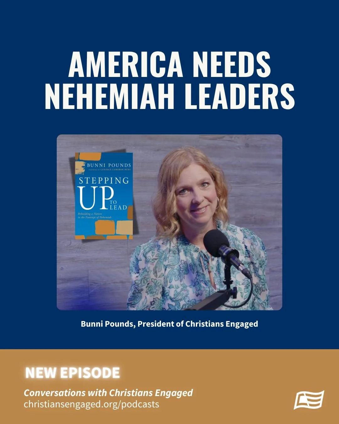 America needs Nehemiah leaders again. 🇺🇸

In this powerful conversation, Bunni Pounds and Ben Quine unpack the leadership lessons of Nehemiah and why God is raising up courageous believers for this generation.

From prayer and fasting to bold leade