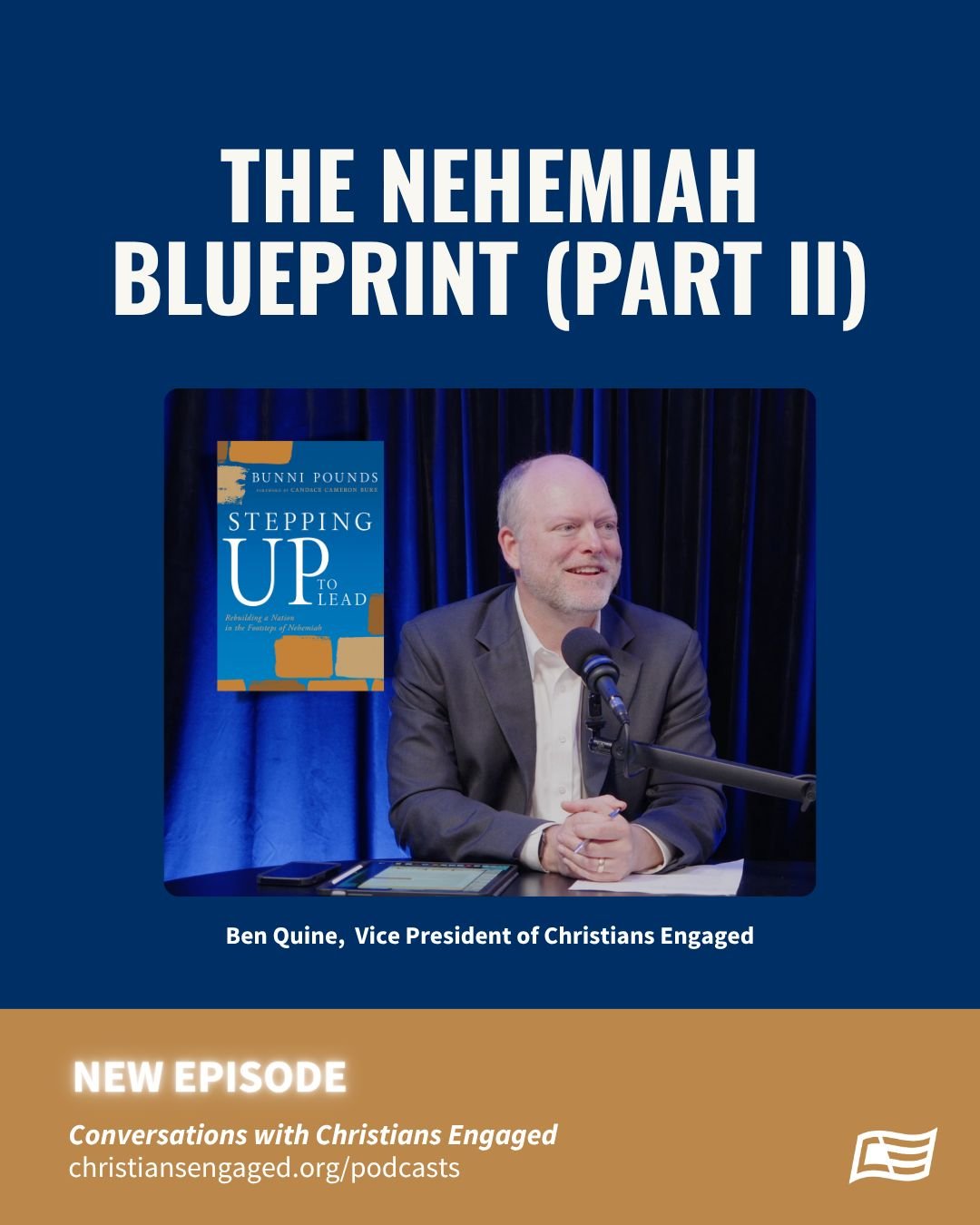The wall wasn&rsquo;t rebuilt by one person.
Everyone had to build their part. 🇺🇸

In Part 2 of this conversation on Nehemiah, Bunni Pounds and Ben Quine unpack the strategy, opposition, revival, and leadership lessons behind rebuilding a nation.


