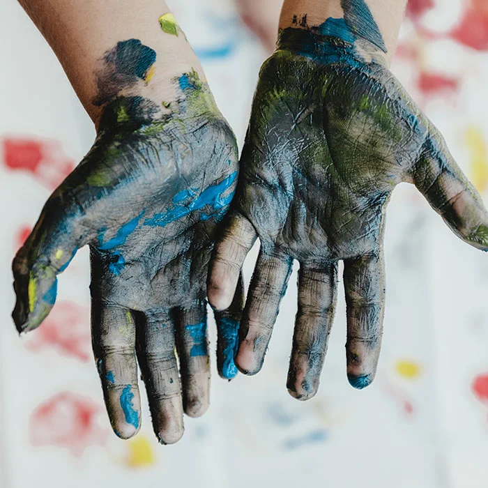 The importance of messy play for kids