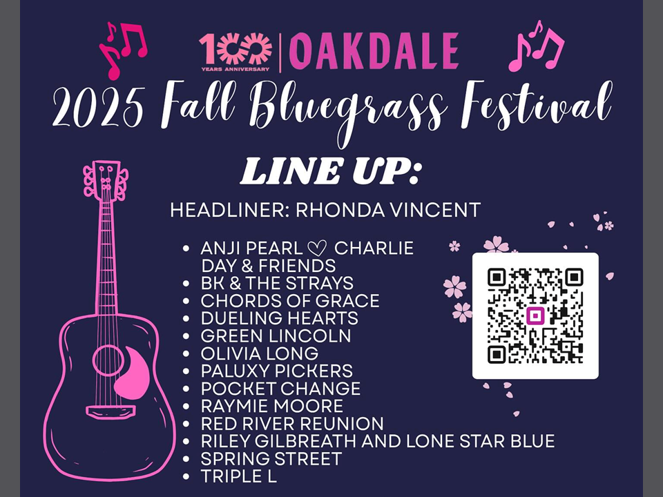 Oakdale Park Fall Bluegrass Festival - Glen Rose, Tx