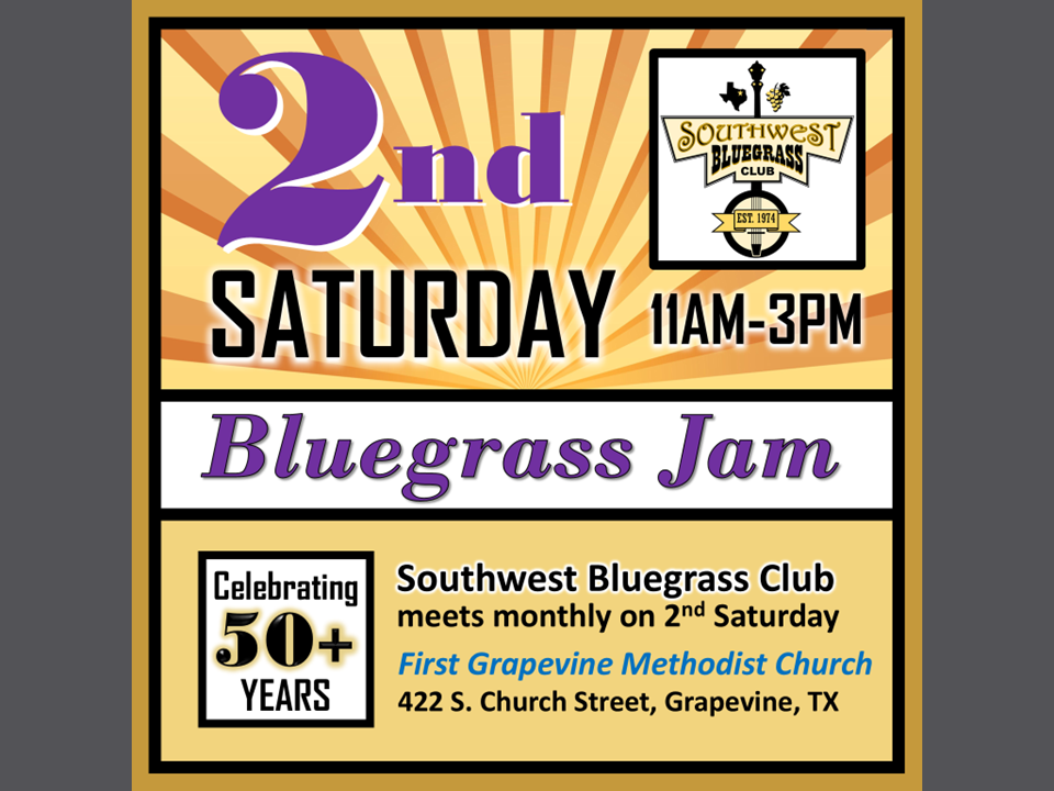 Southwest Bluegrass Club Monthly Jam &amp; Meeting