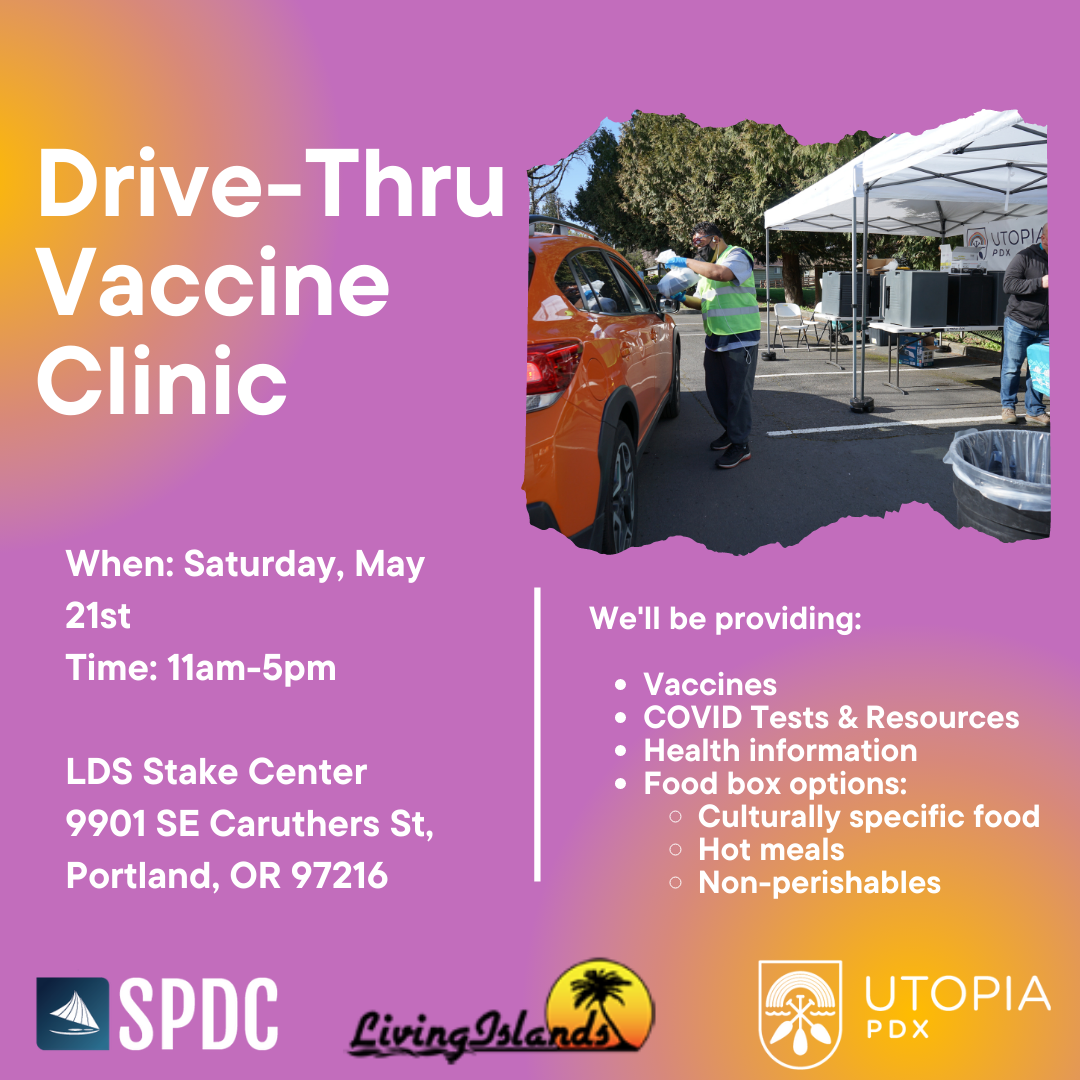 Drive Thru Vaccine Clinic — UTOPIA Portland