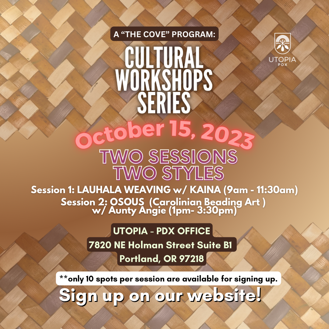 Weaving &amp; Beading: A "Cove" Program: Cultural Workshop Series