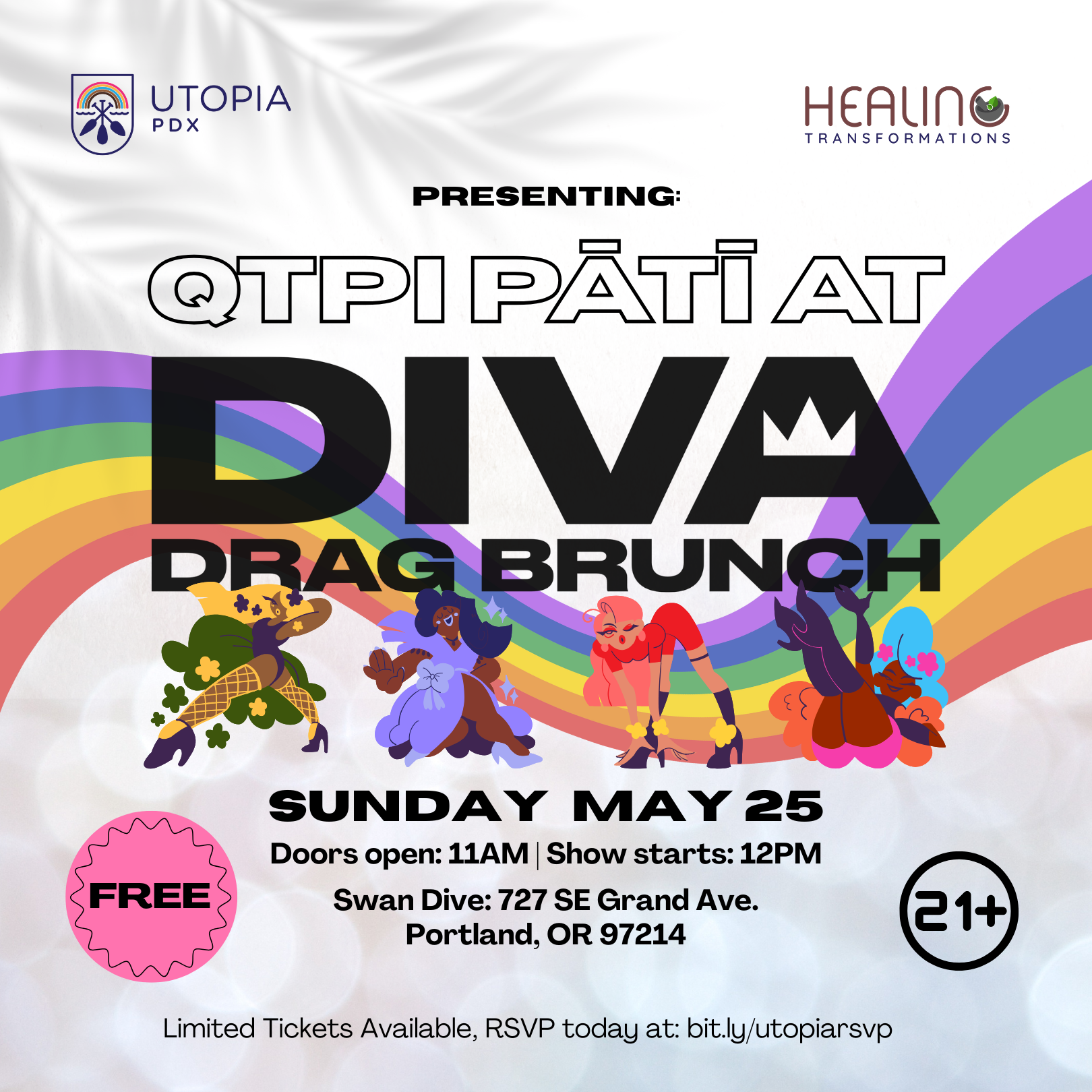 QTPI PĀTĪ At DIVA Drag Brunch