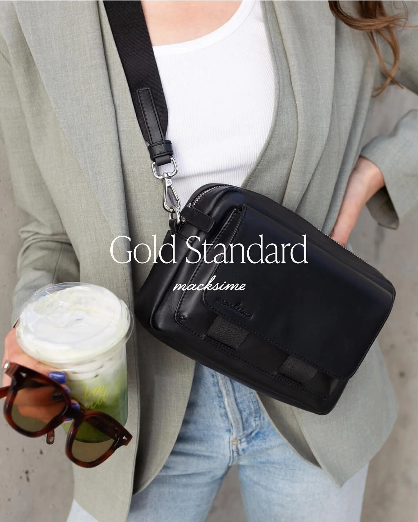 Our daily pack, crafted from responsibly-sourced leather: Gold Standard via @leatherworkinggroup. Lined in recycled cotton-poly canvas. Sent to you via carbon-neutral shipping, always. 📩 #macksime #crossbodybag #leathercrossbody #leather #leatherwor