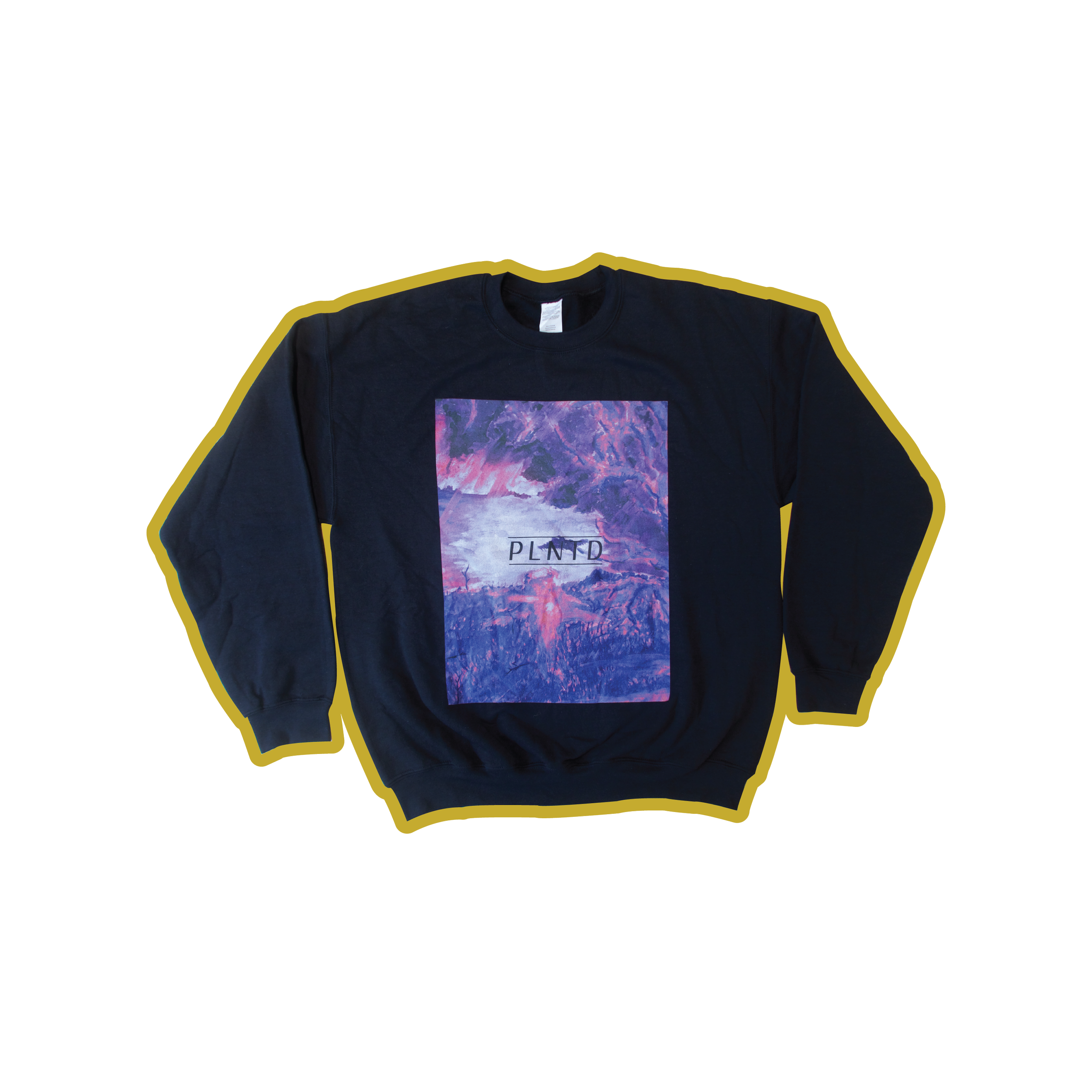 Deep Rooted Sweatshirt Black/Purple