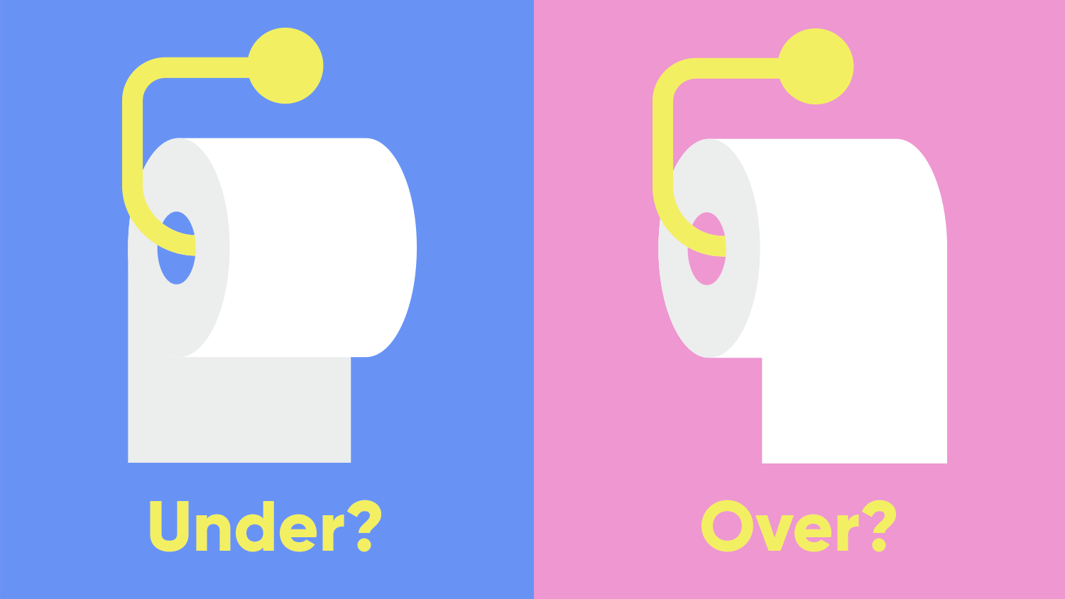 Should toilet paper hang over or under? | Who Gives A Crap — Talking Crap
