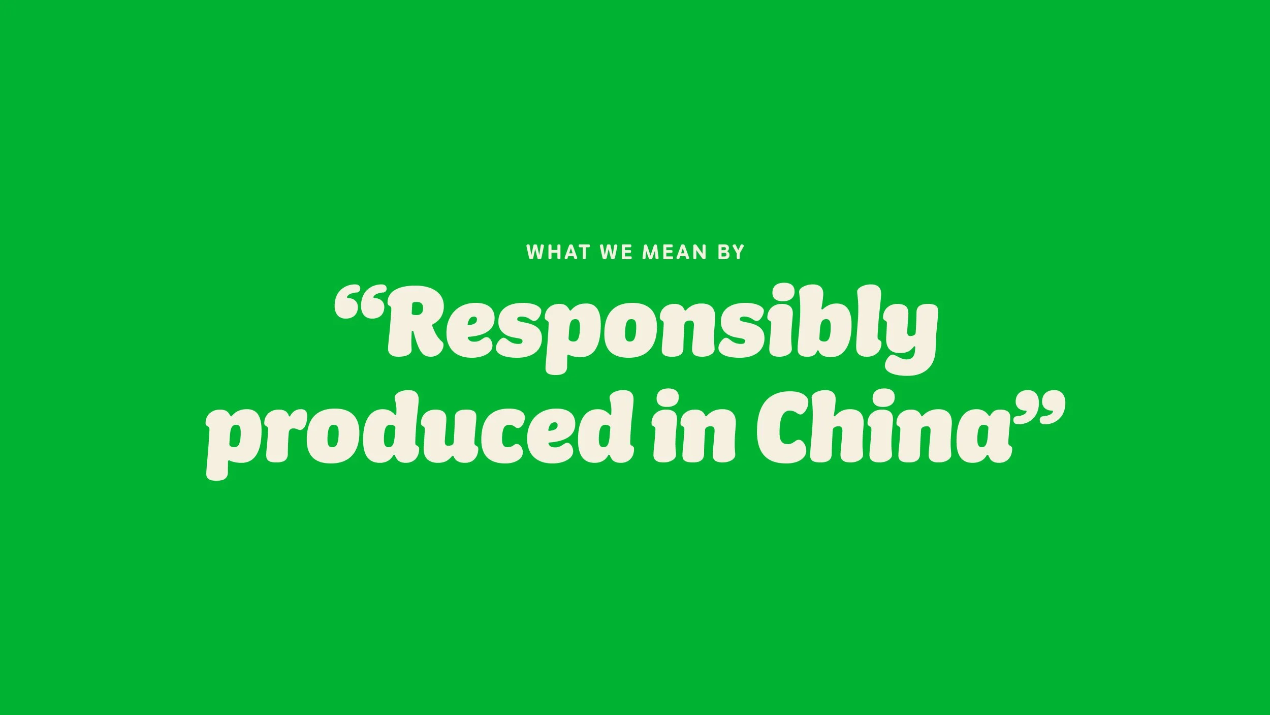  Made in China FAQ