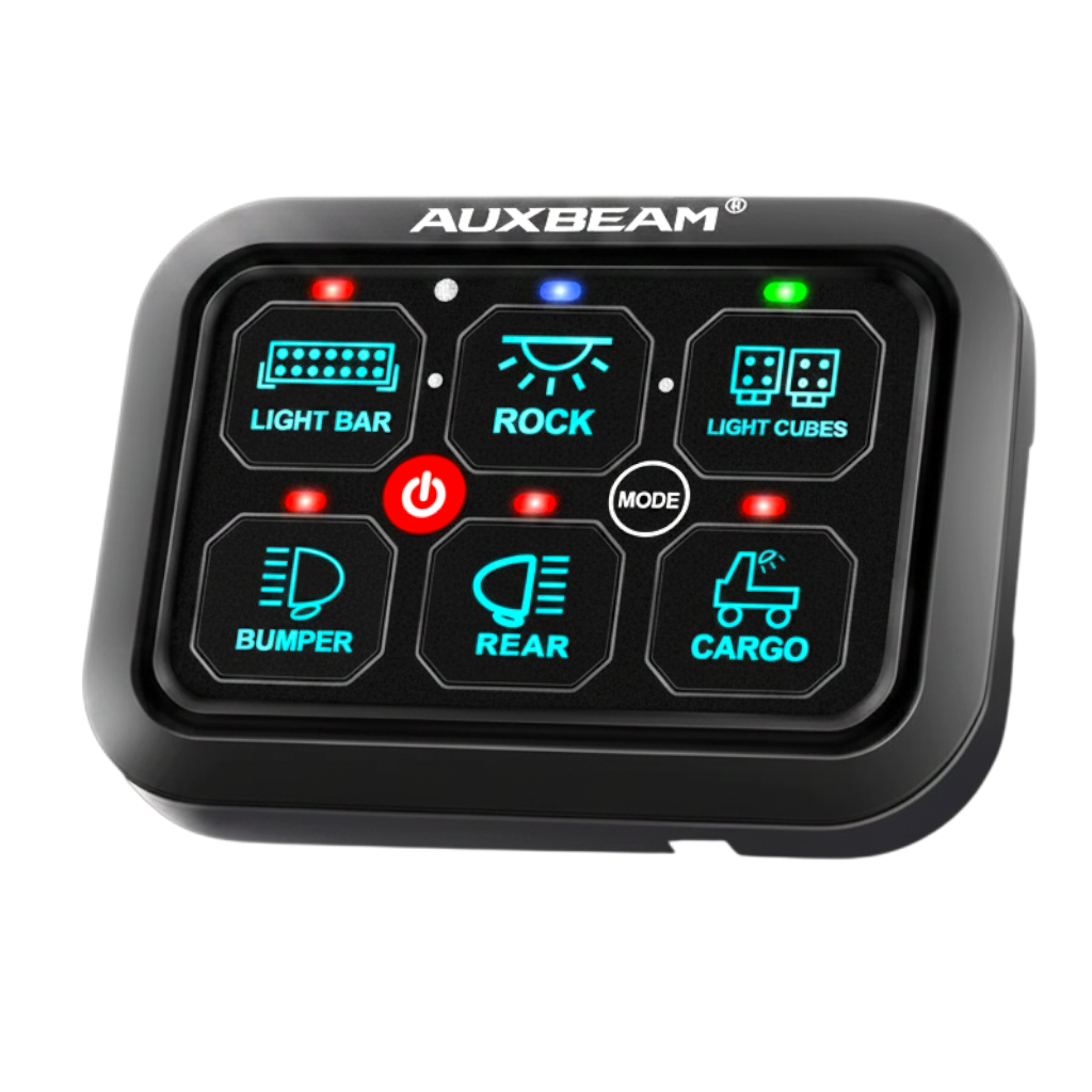 AUXBEAM RGB SERIES SWITCH PANEL 4/6 GANG