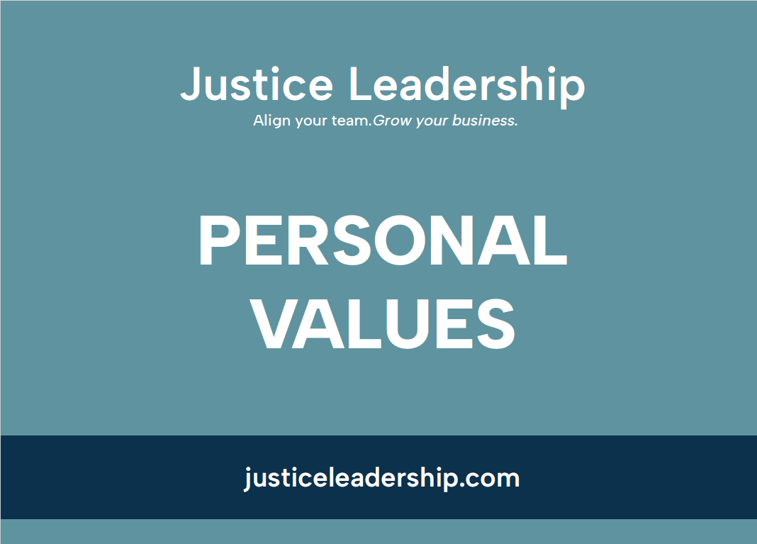 Personal Values Cards Activity Deck