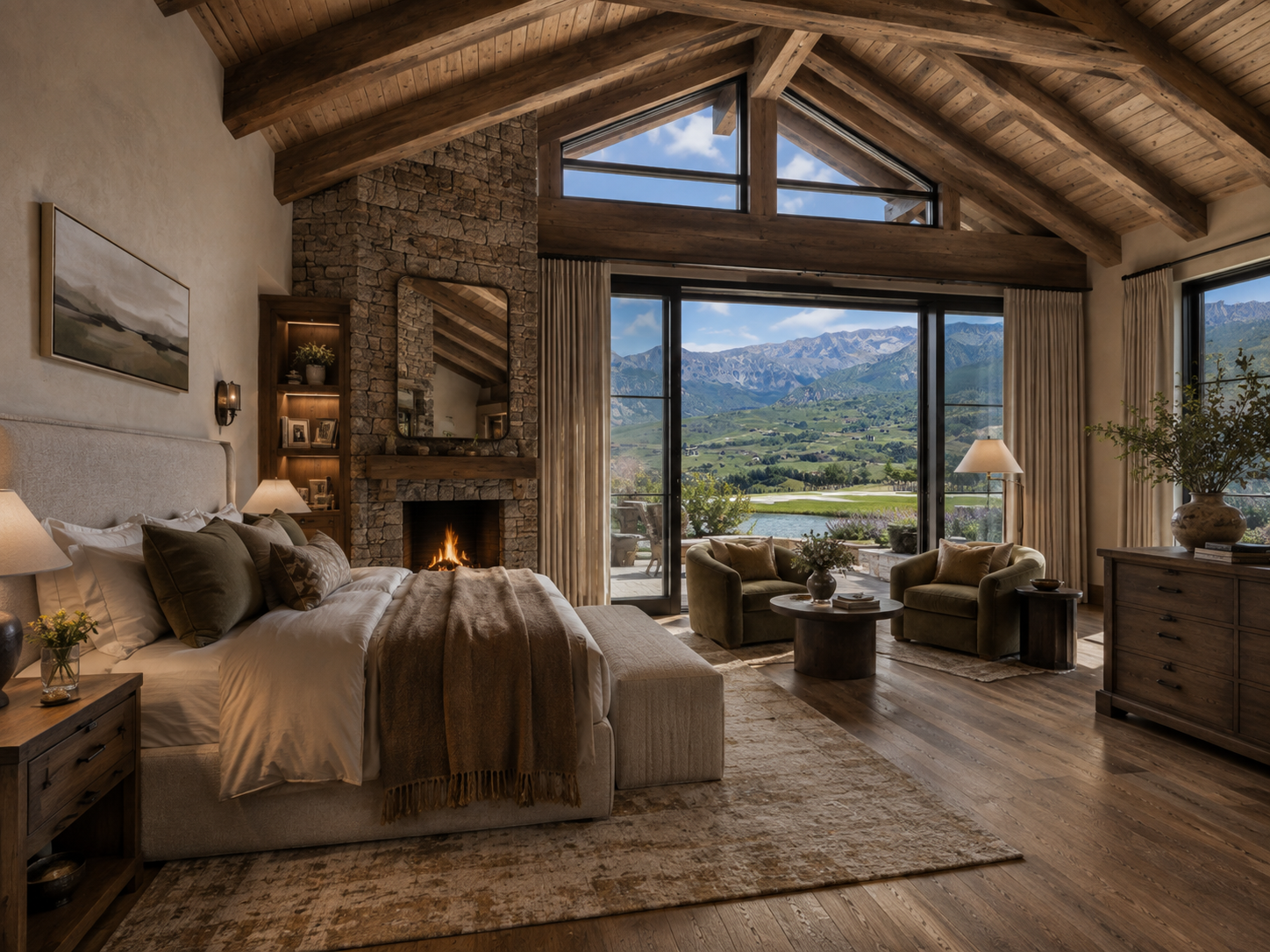 mountain opulence bedroom