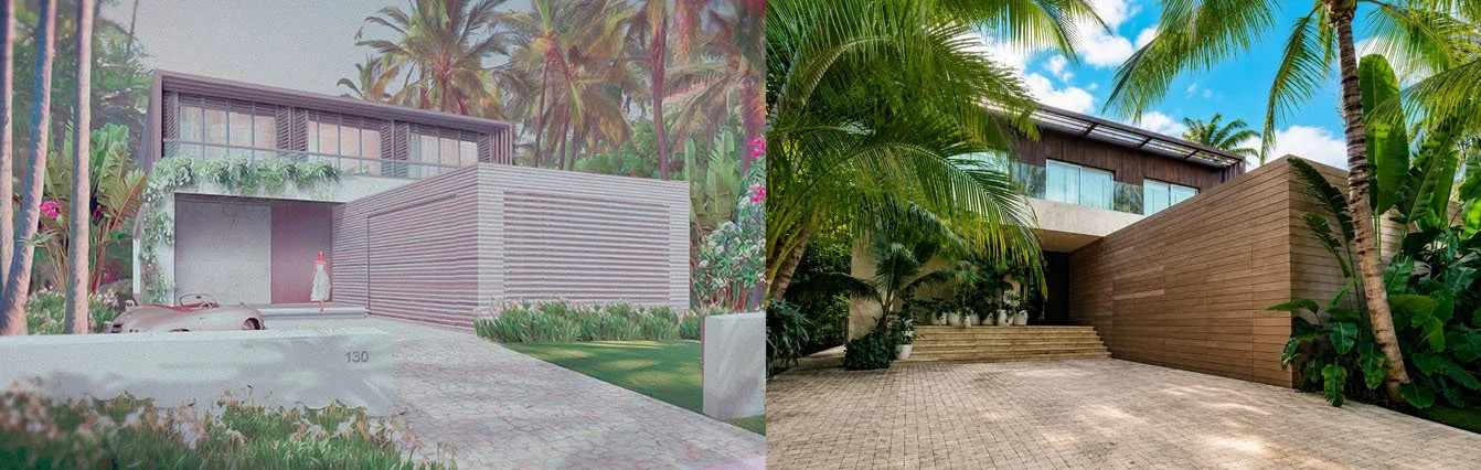 Concept plans and three-dimensional architectural studies for a custom home by Studio Raiffe.