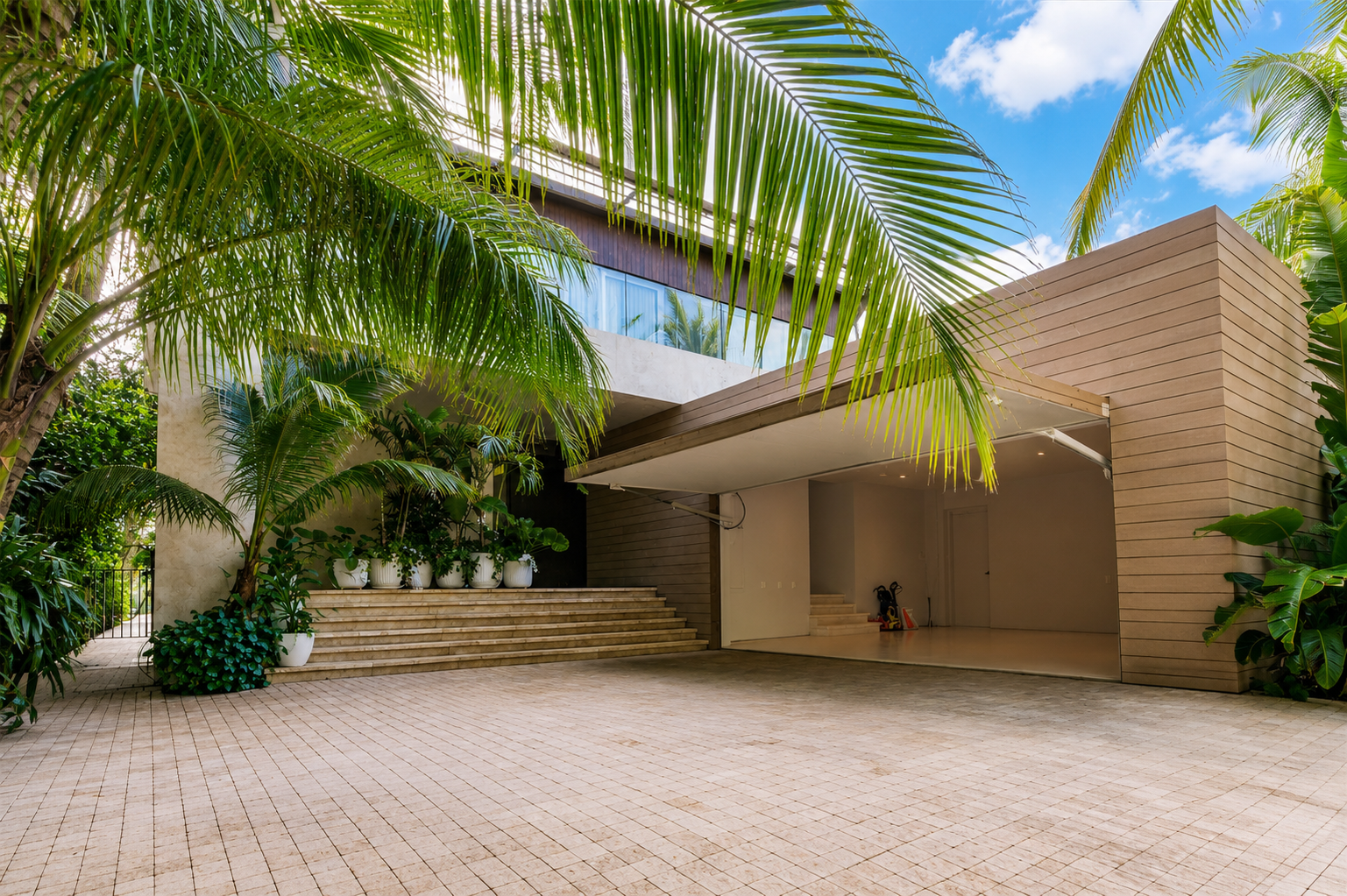 Rivo Alto Bungalow, a new waterfront residence designed by Studio Raiffe on the Venetian Islands in Miami Beach.