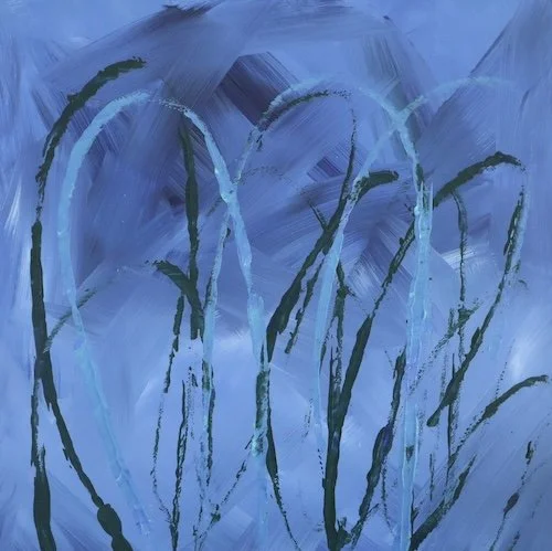 Jean Cherouny, Ocean Flower, Acrylic on Canvas, 50x50cm, 650 US.jpeg