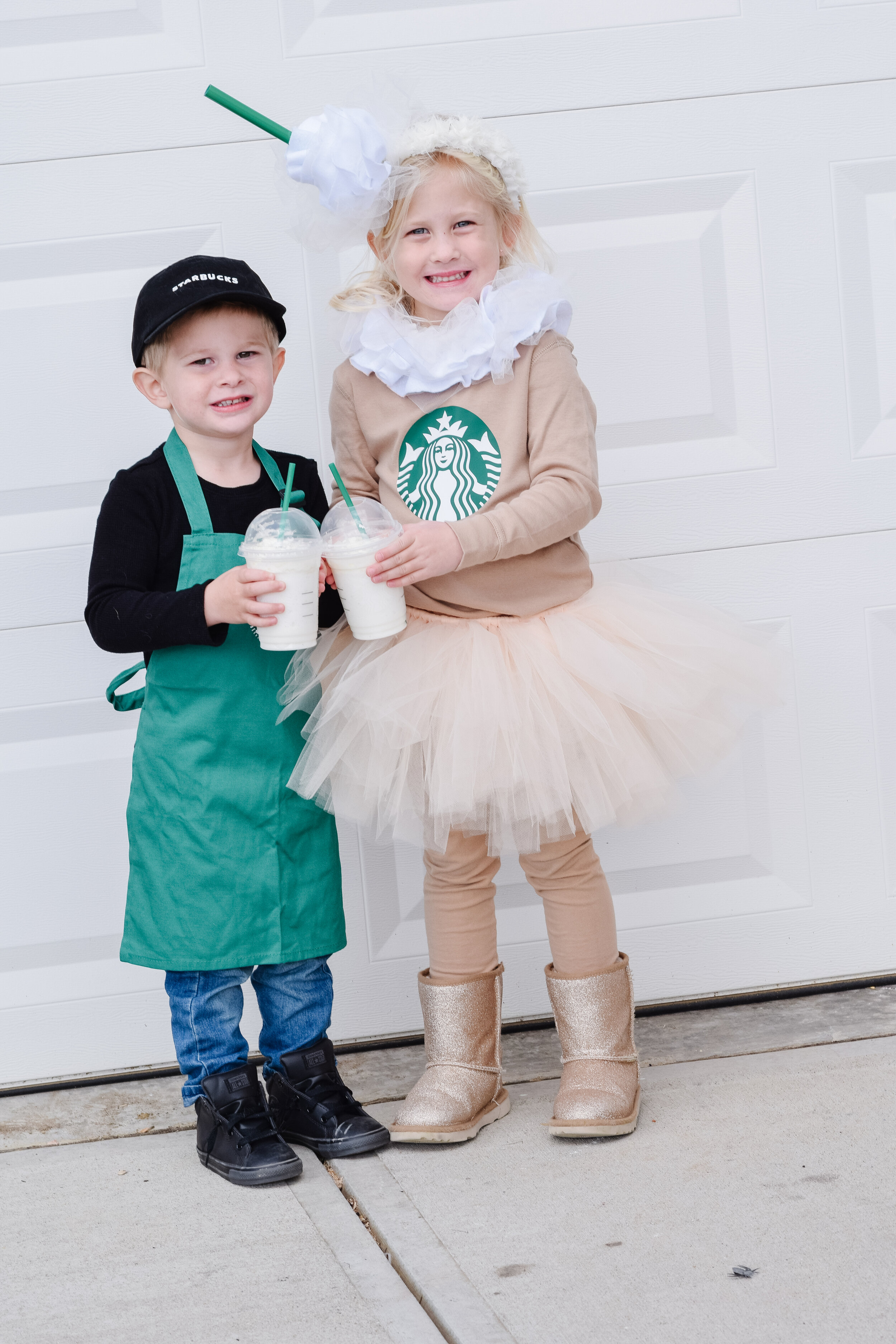 Girls Frappe Starbucks Costume