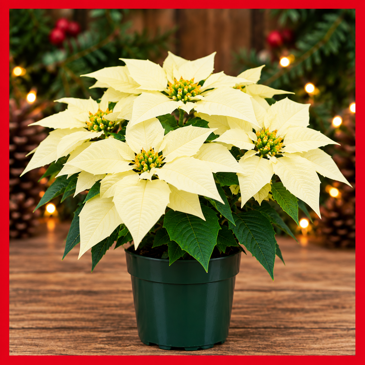 Small White Poinsettia