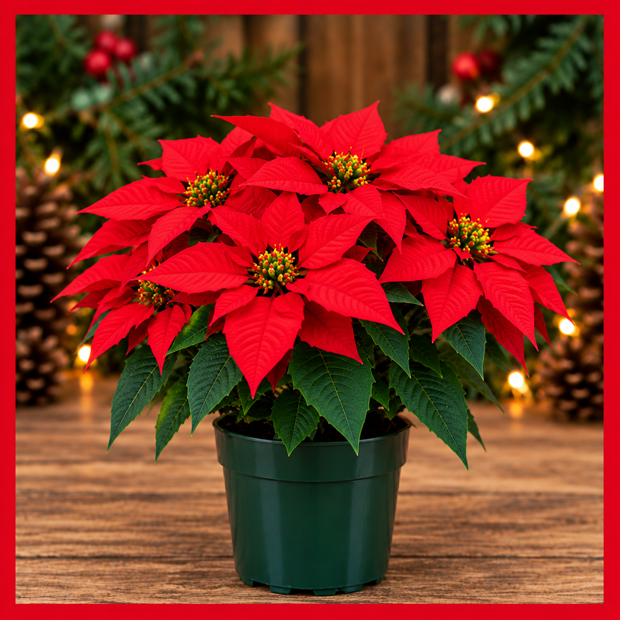 Small Red Poinsettia