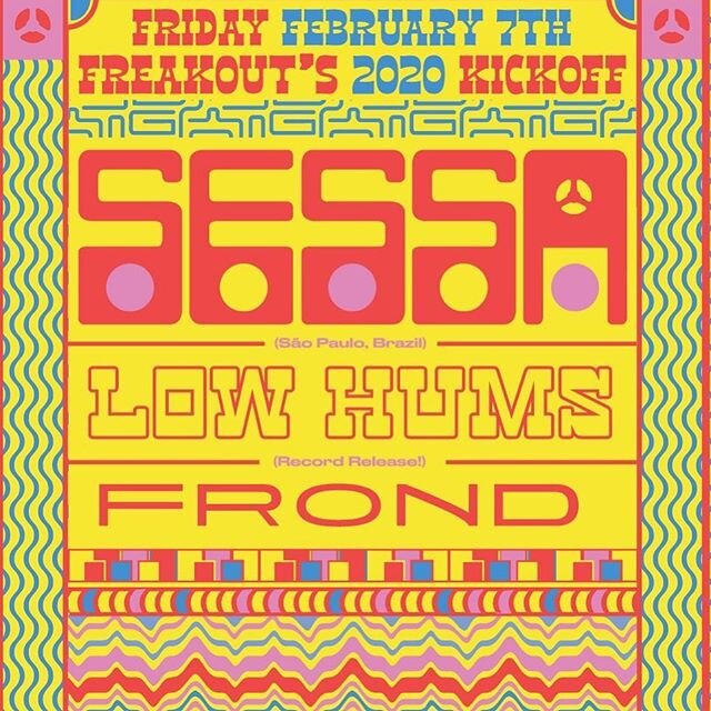 We are very much looking forward to opening up the night for @lowhums record release and one of our favorites at the moment, traveling all the way from Brazil, @sessa.sessa.sessa! Don&rsquo;t miss this show! Tix in bio!