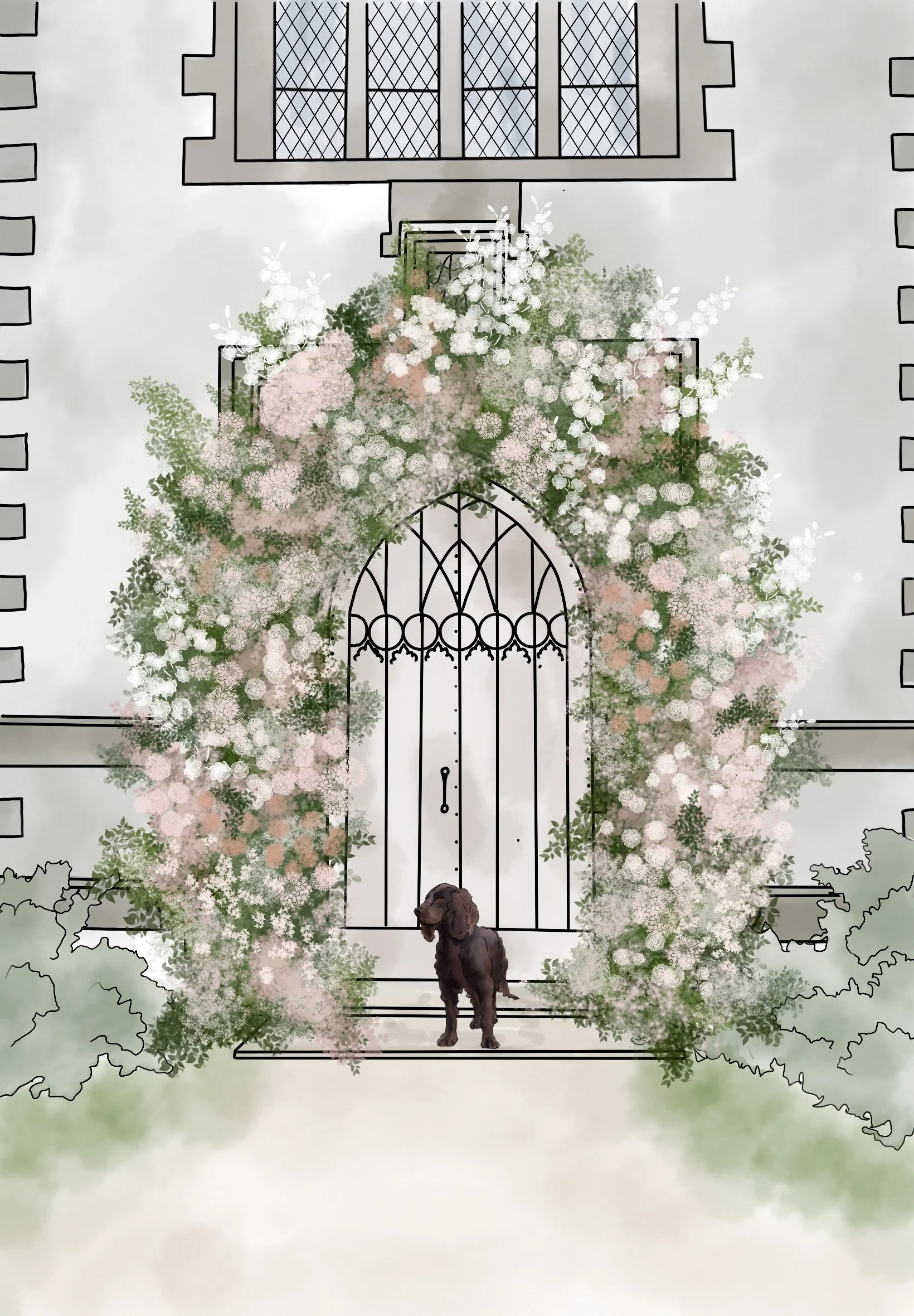 From Sketch to Wedding Day - My Creative Design Process