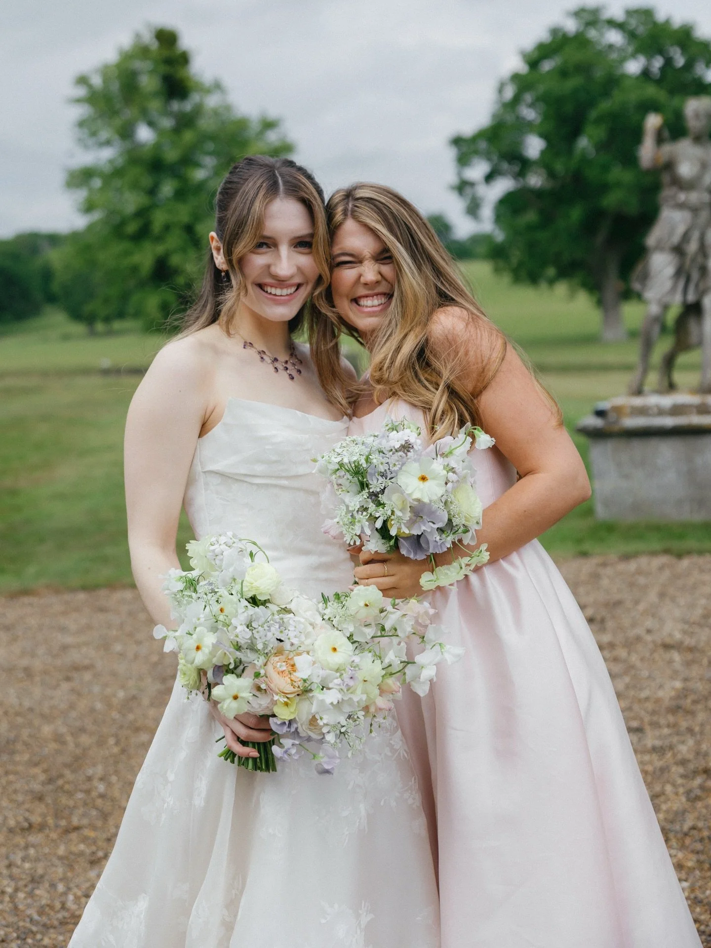 Amidst the rolling Suffolk countryside at Wilderness Reserve, Virginia, Ryan and all of their friends and family radiated love and joy. The sun beamed through the rain clouds in the afternoon whilst the airiest stems of butterfly ranunculus, sweet pe