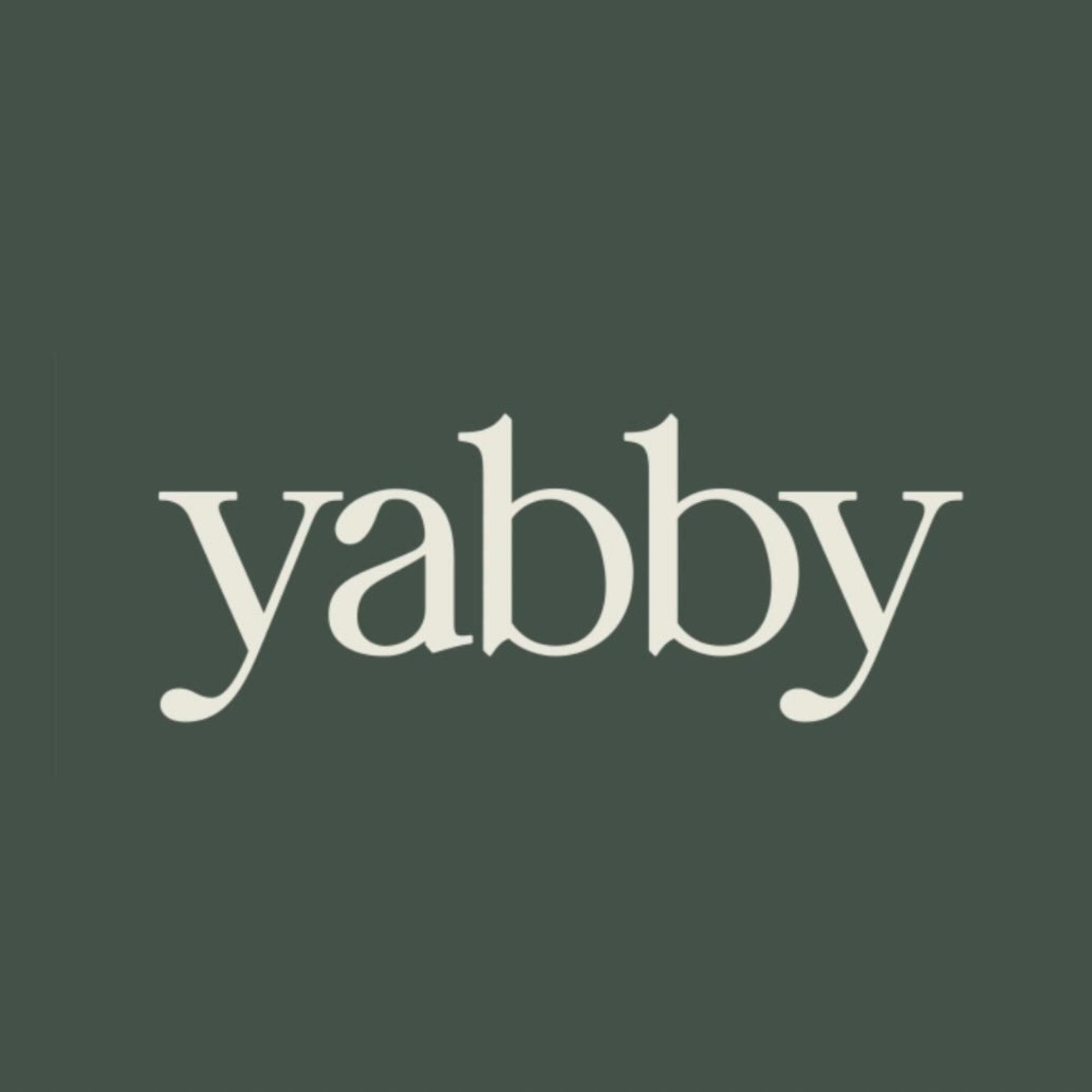 Logo of Yabby, trusted concrete supplier to Caton Constructions.