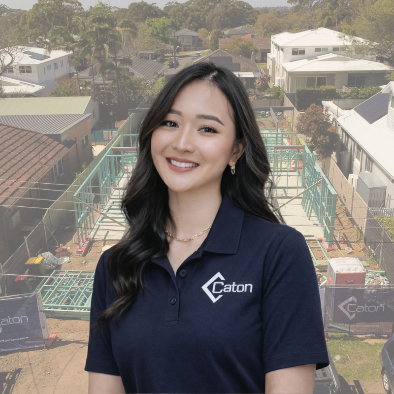 Angelica Ferraris, Marketing Coordinator at Caton Constructions, supporting client communications and digital marketing.